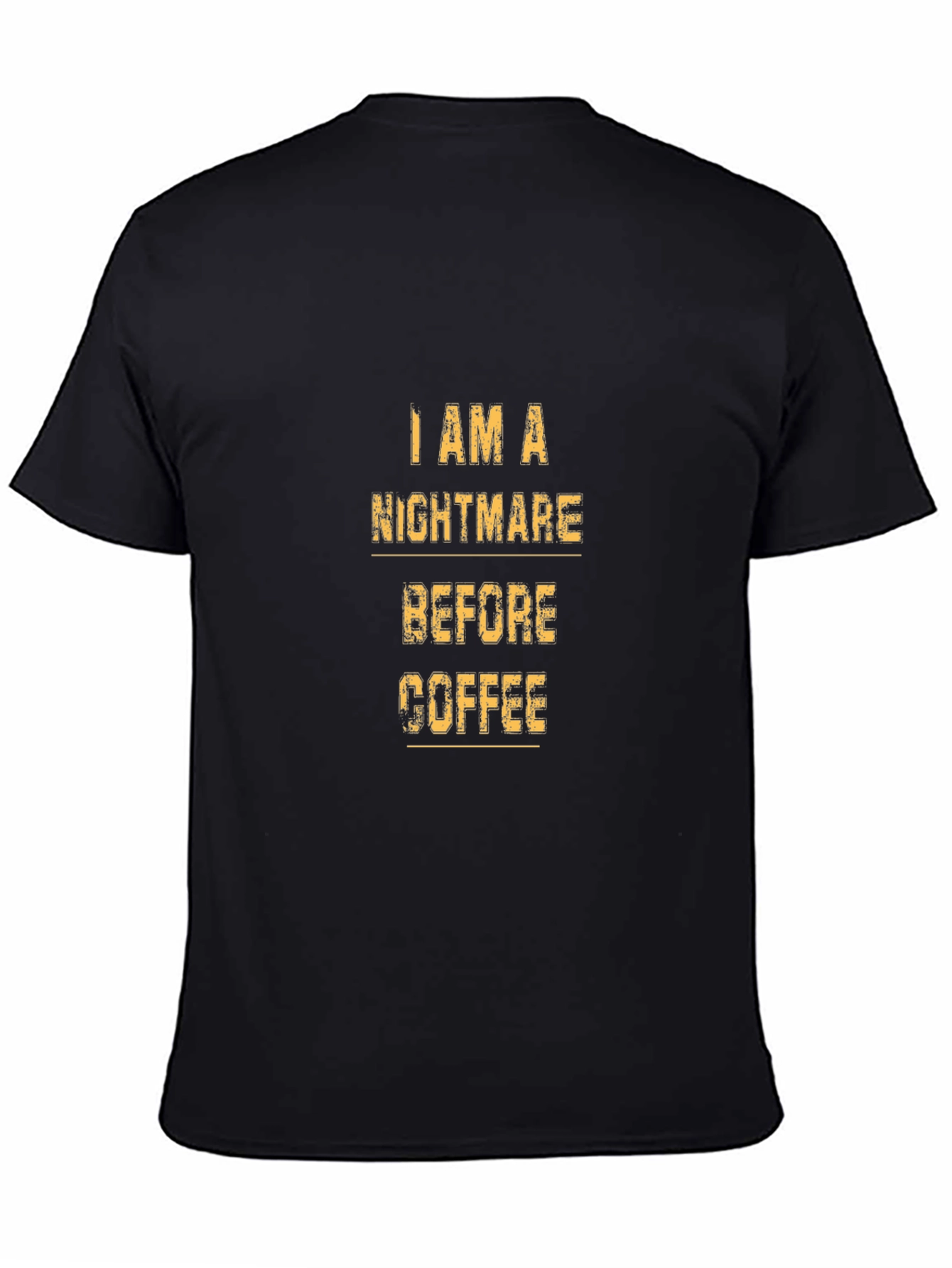 Nightmare Before Coffee Black T-Shirt