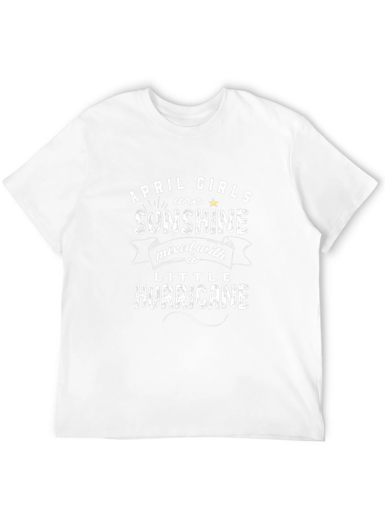 April Girls Sunshine Hurricane Graphic T-Shirt
