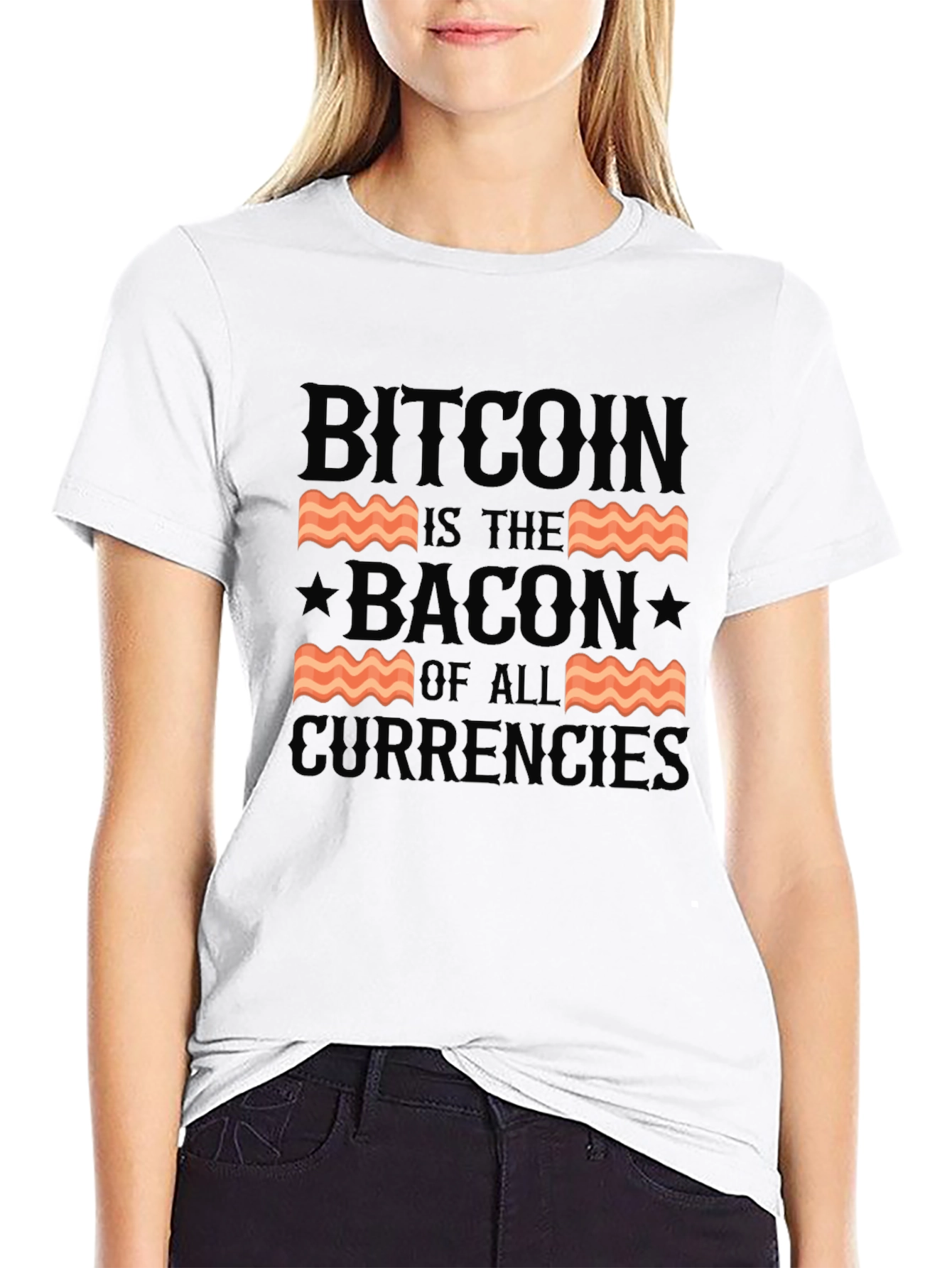 Bitcoin Bacon of All Currencies T-Shirt