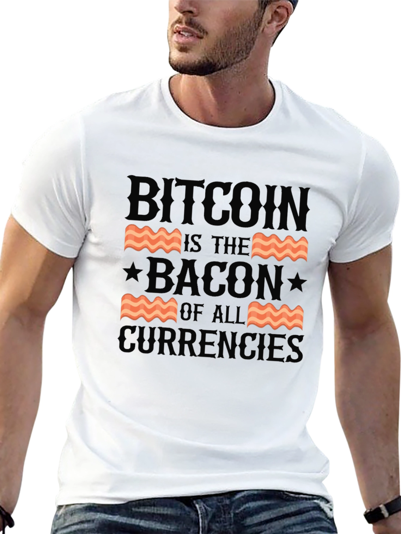 Bitcoin Bacon of All Currencies T-Shirt