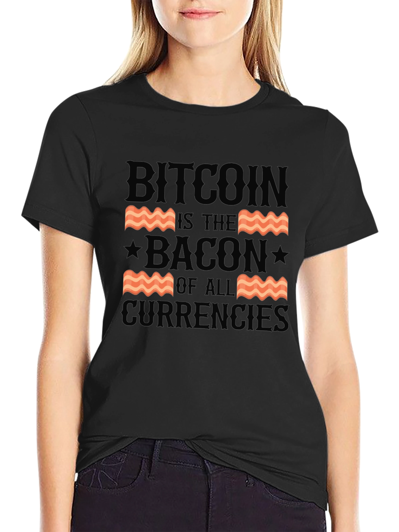 Bitcoin Bacon of All Currencies T-Shirt