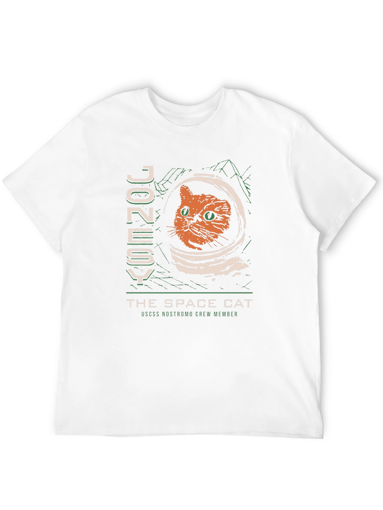 Space Cat Graphic T-Shirt - Nostromo Crew