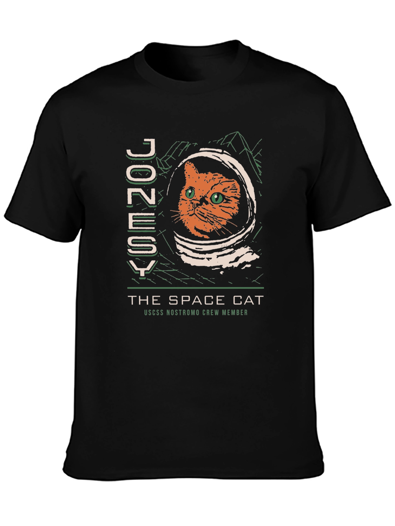 Space Cat Graphic T-Shirt - Nostromo Crew