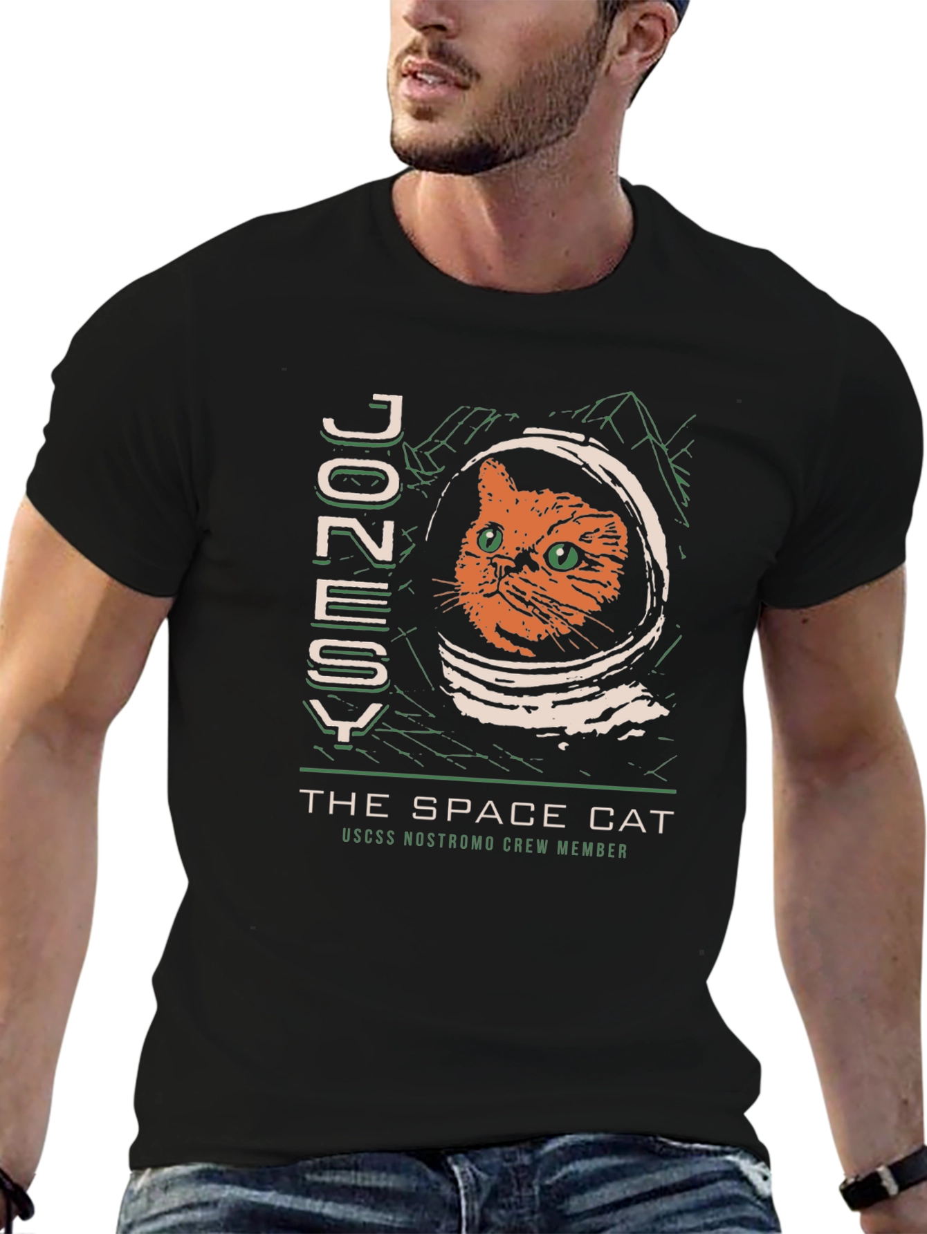 Space Cat Graphic T-Shirt - Nostromo Crew