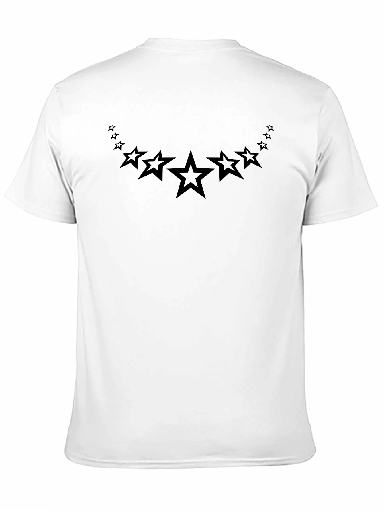 Star Graphic Black Crew Neck T-Shirt