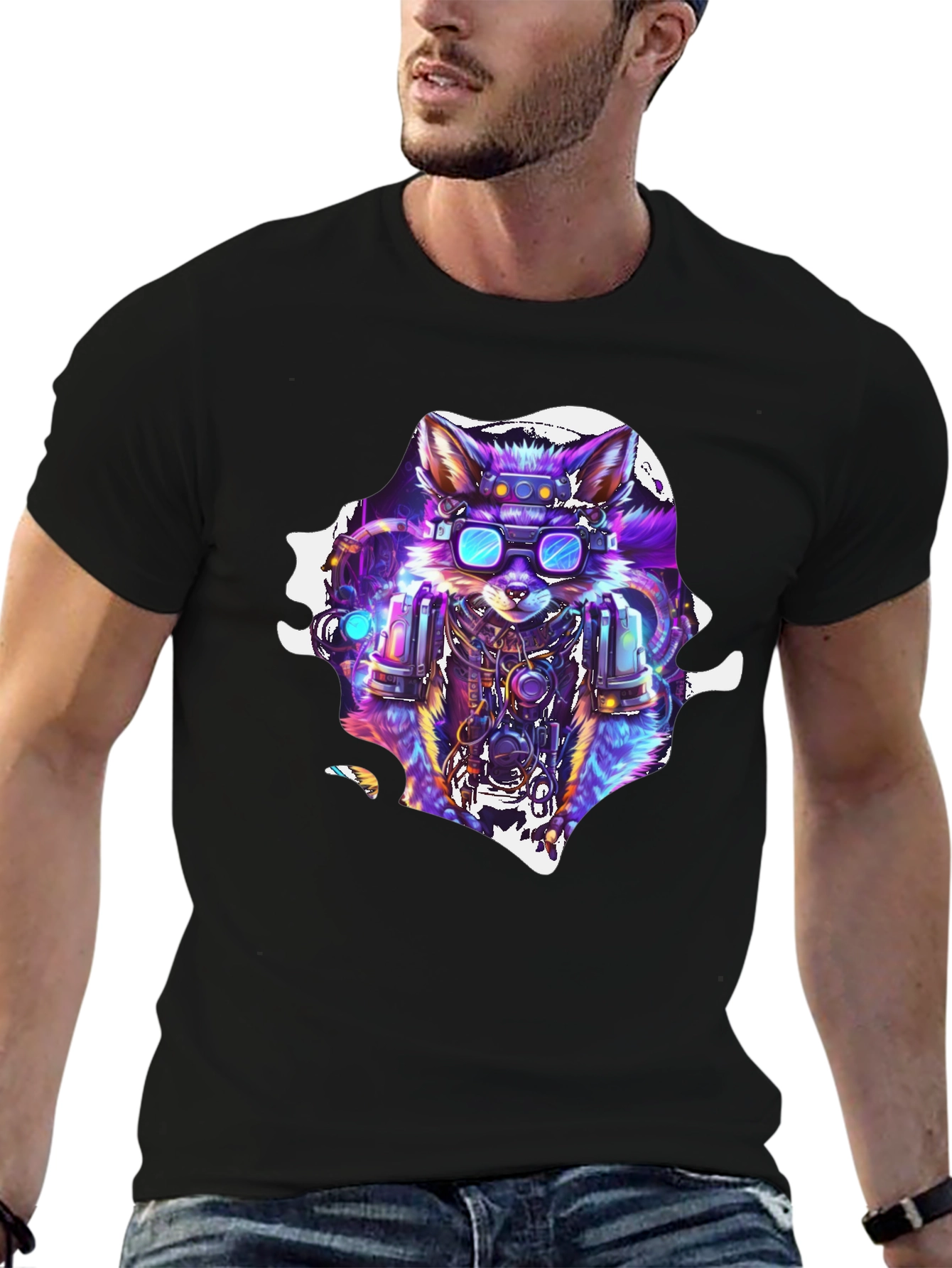 Cyberpunk Fox T-Shirt