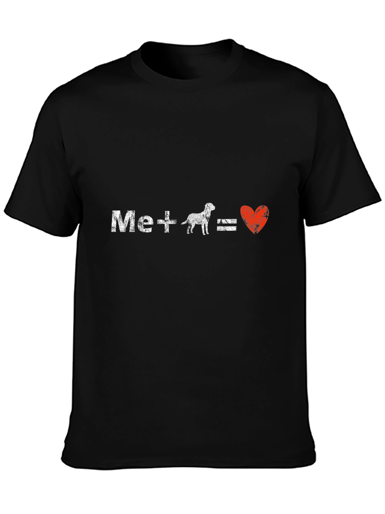 Me Plus Dog Equals Love Graphic Tee