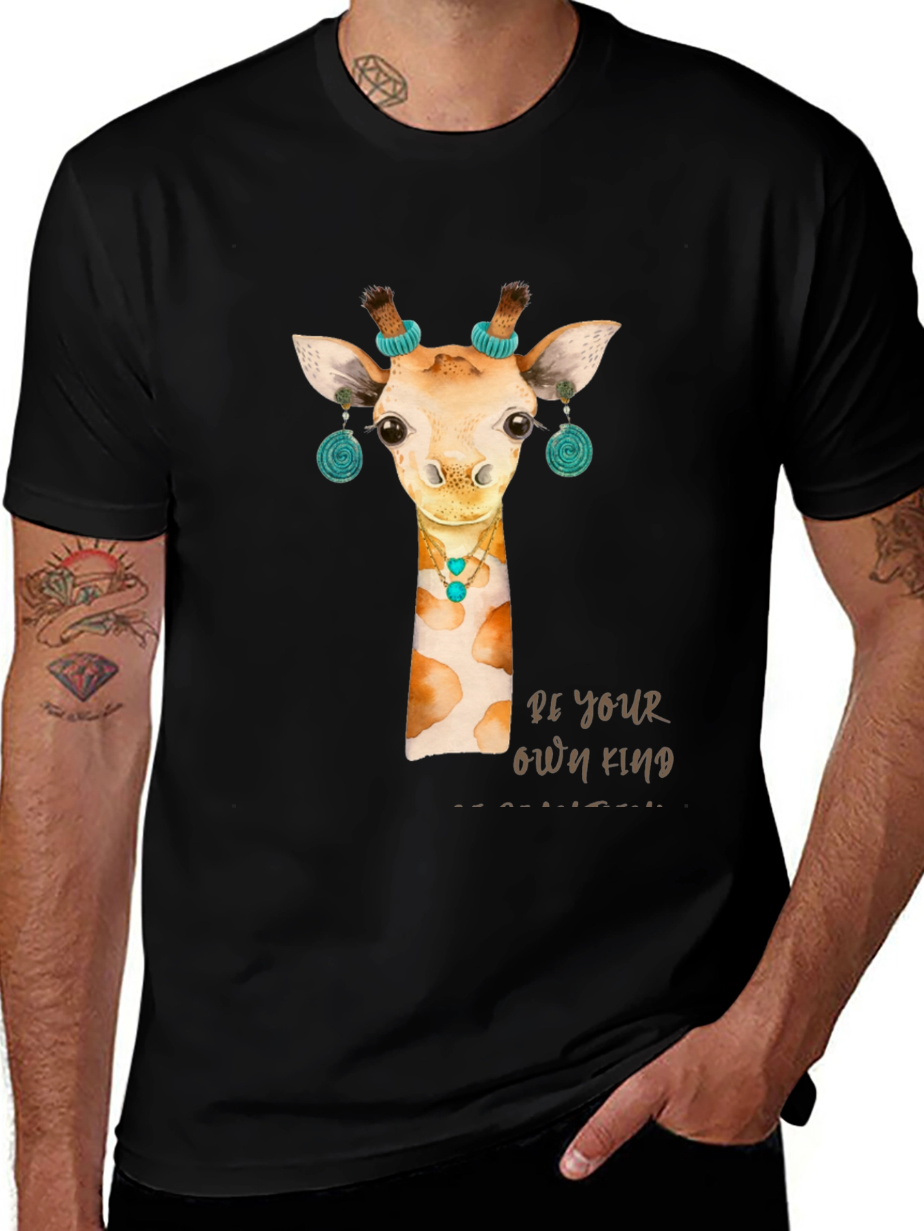 Giraffe T-Shirt: Be Your Own Kind