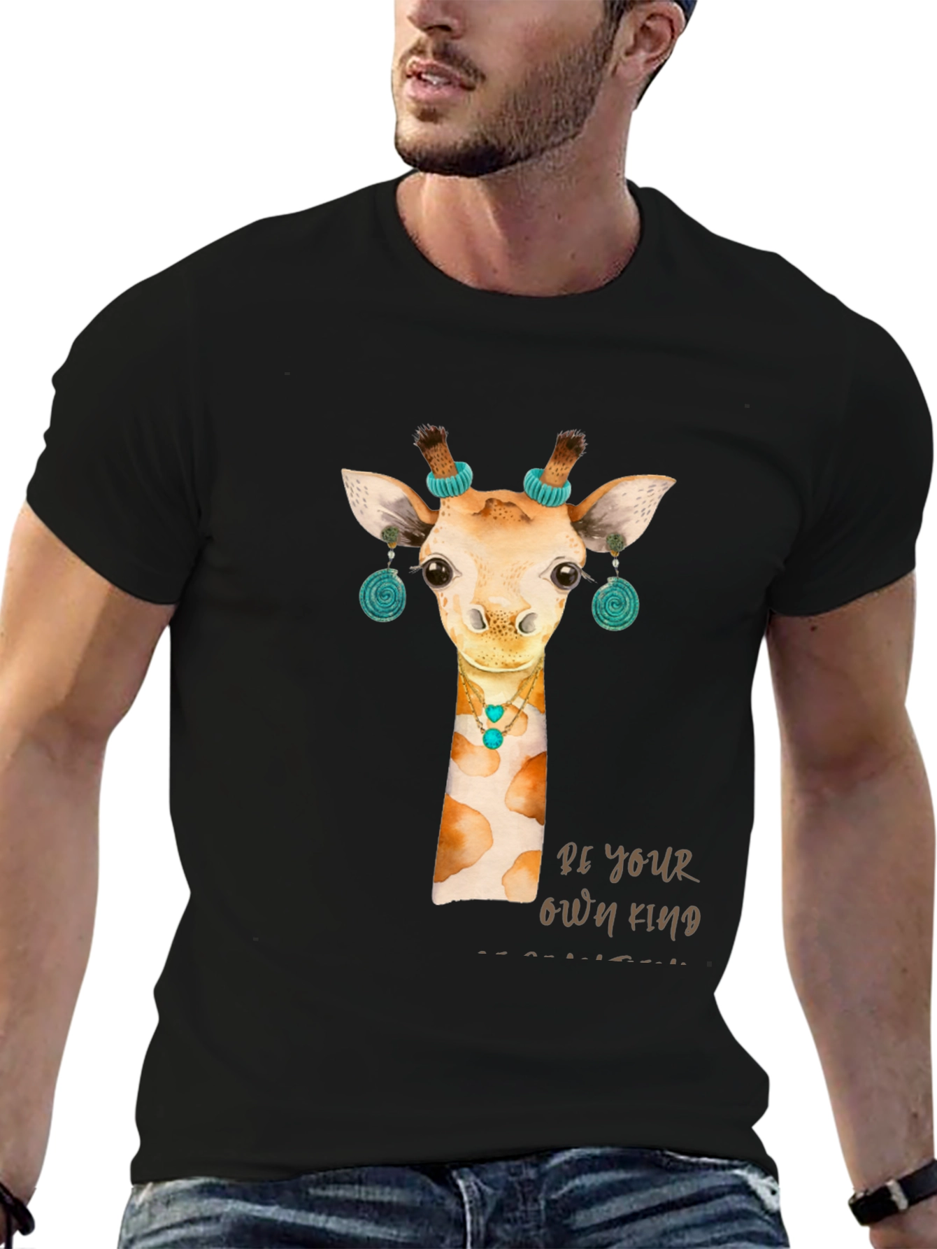 Giraffe T-Shirt: Be Your Own Kind