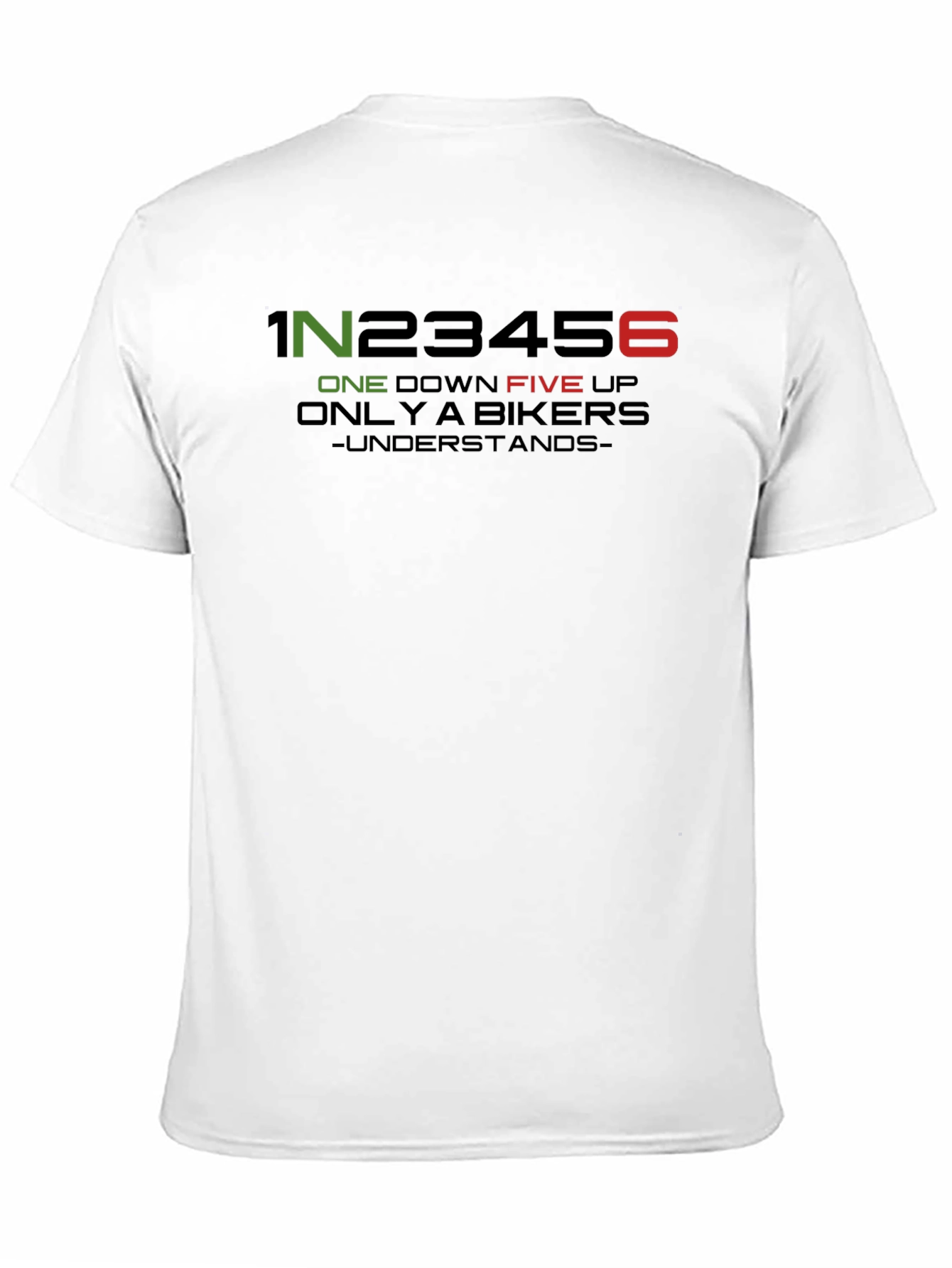 Biker Gear Shift T-Shirt - One Down Five Up