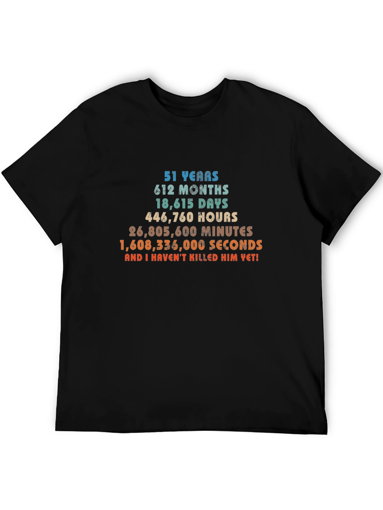 51 Years Celebration Graphic T-Shirt