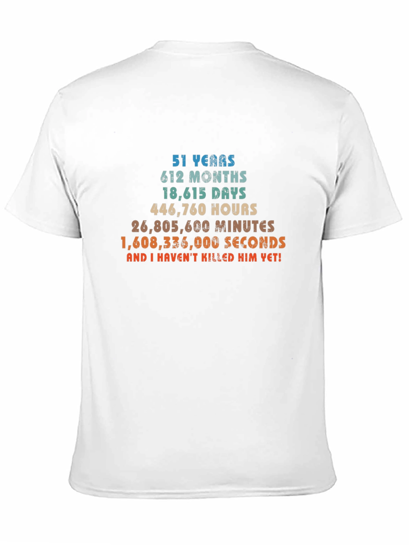 51 Years Celebration Graphic T-Shirt