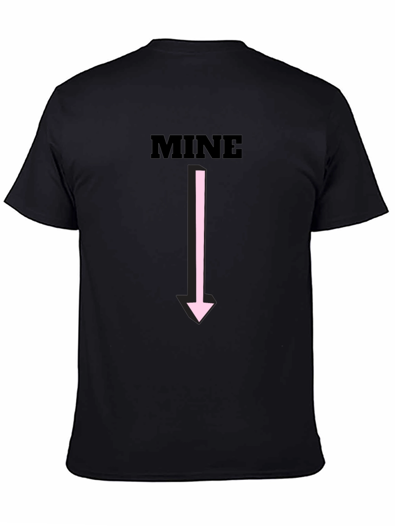 Funny MINE Arrow Graphic Tee