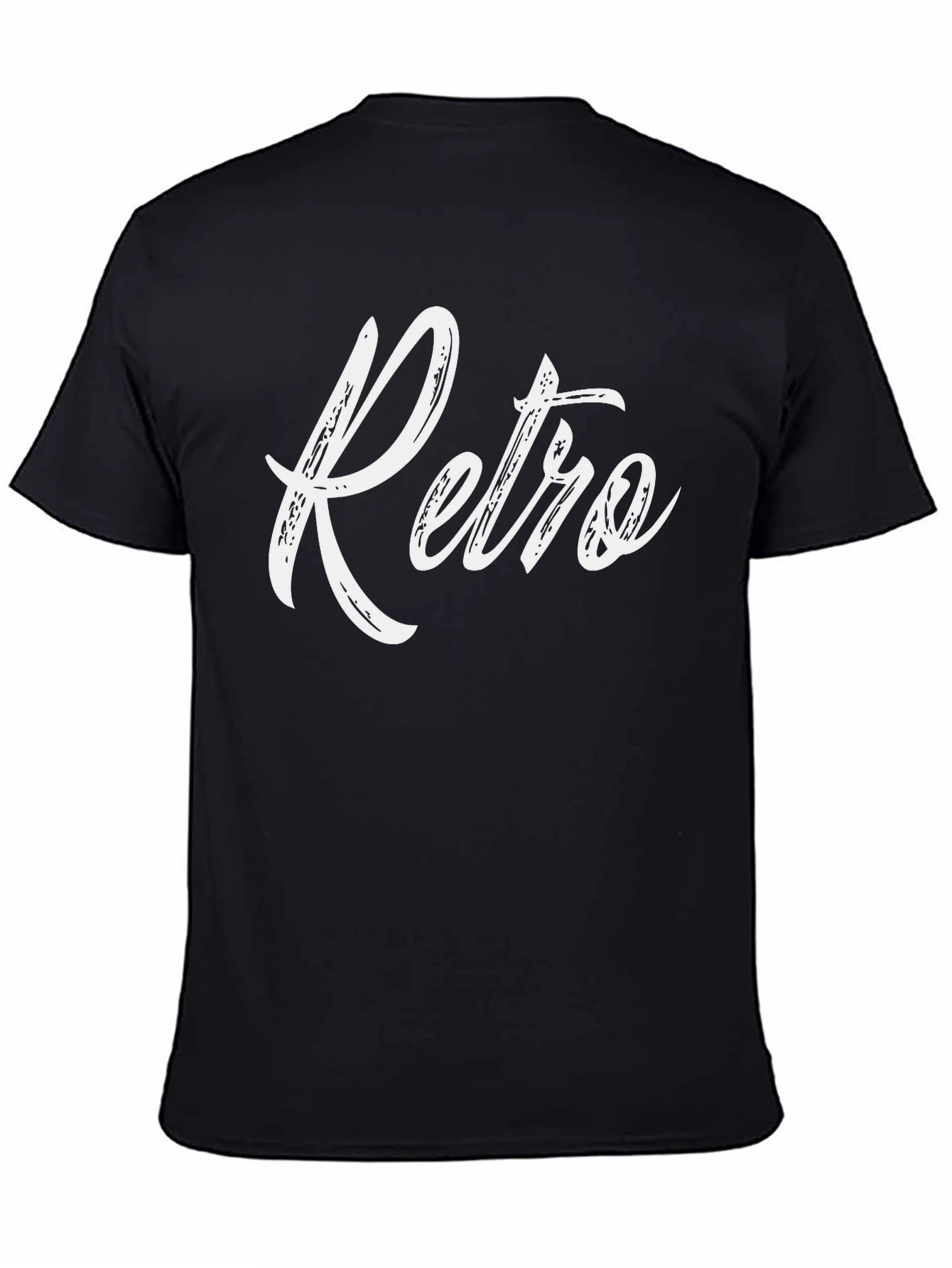 Retro Graphic Black Tee
