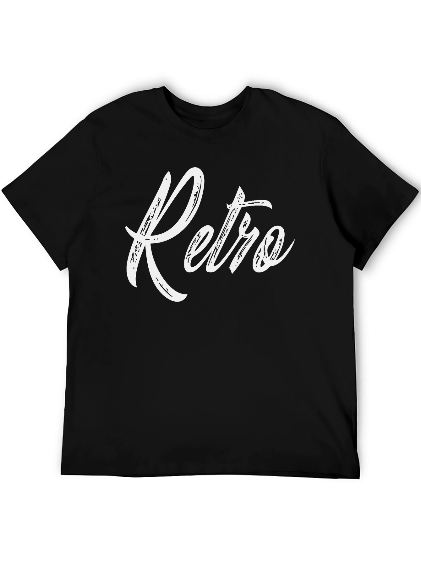 Retro Graphic Black Tee