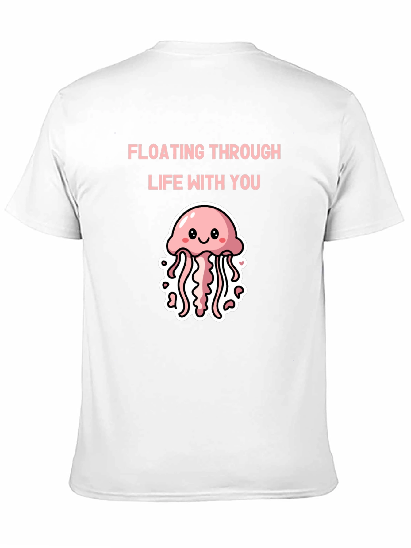 Floating Through Life Jellyfish Graphic T-Shirt