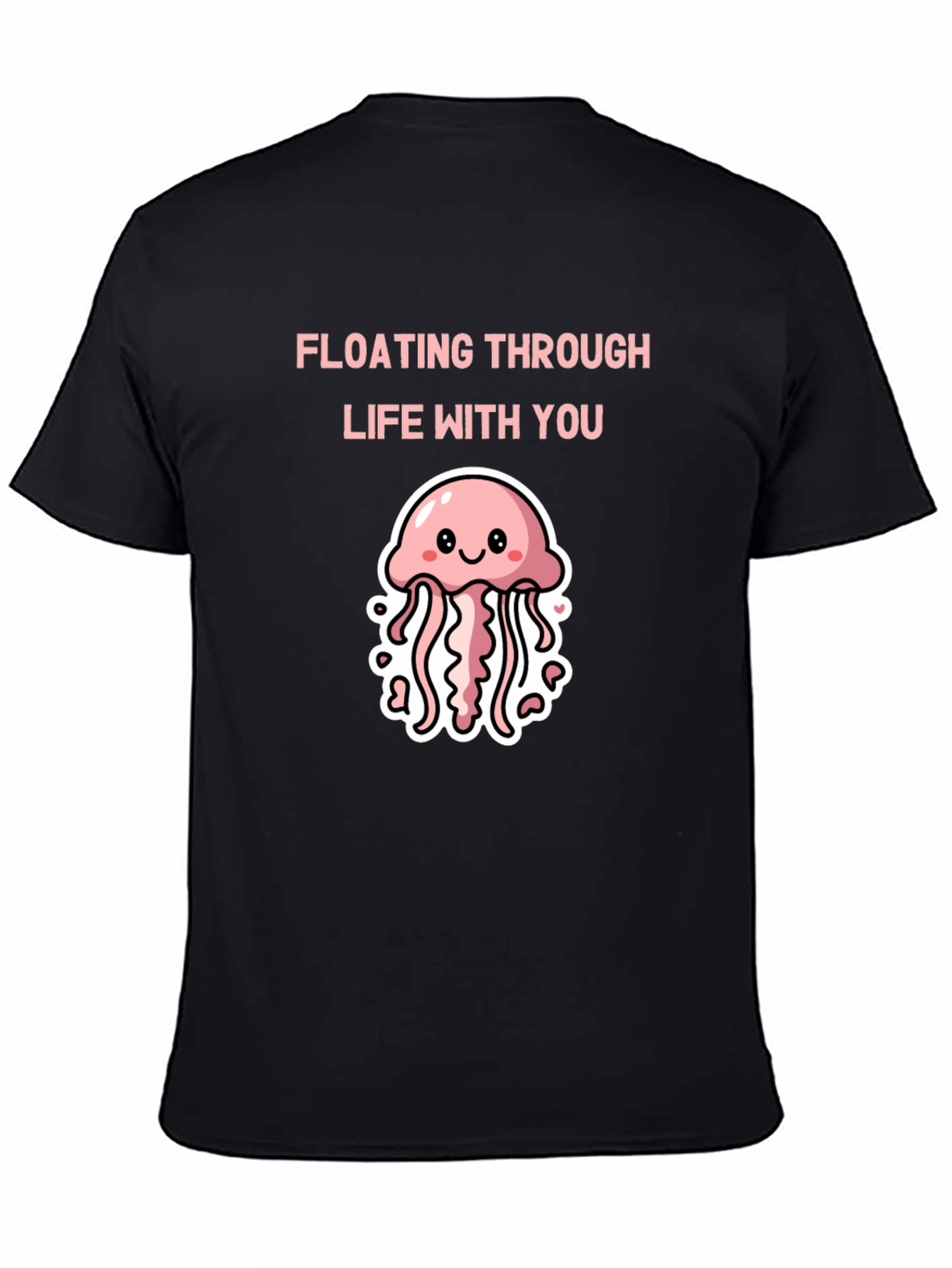 Floating Through Life Jellyfish Graphic T-Shirt