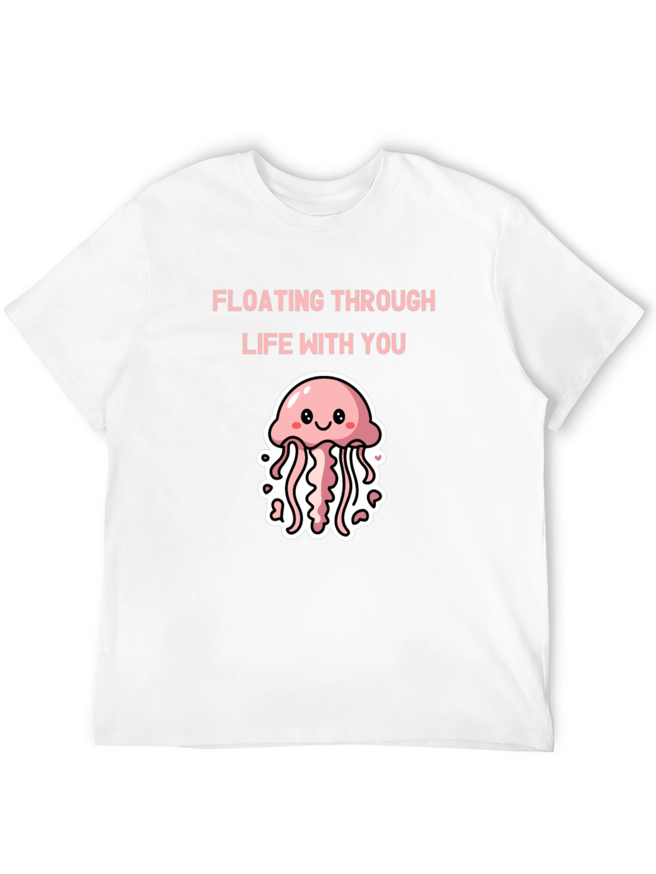 Floating Through Life Jellyfish Graphic T-Shirt