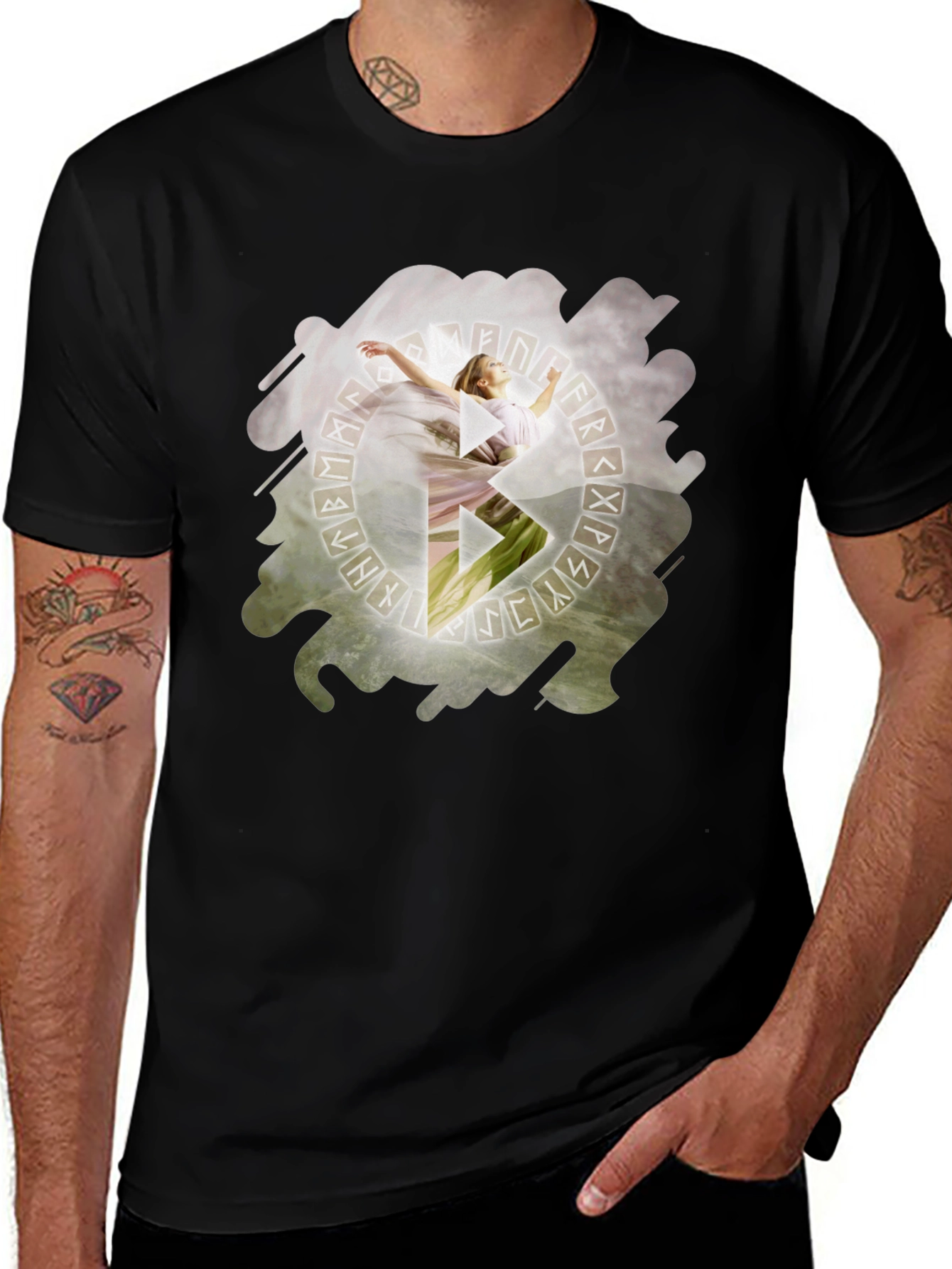Mystic Rune Circle T-Shirt