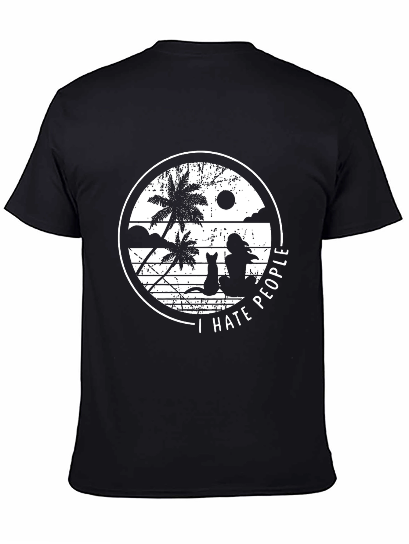 I Hate People Beach T-Shirt