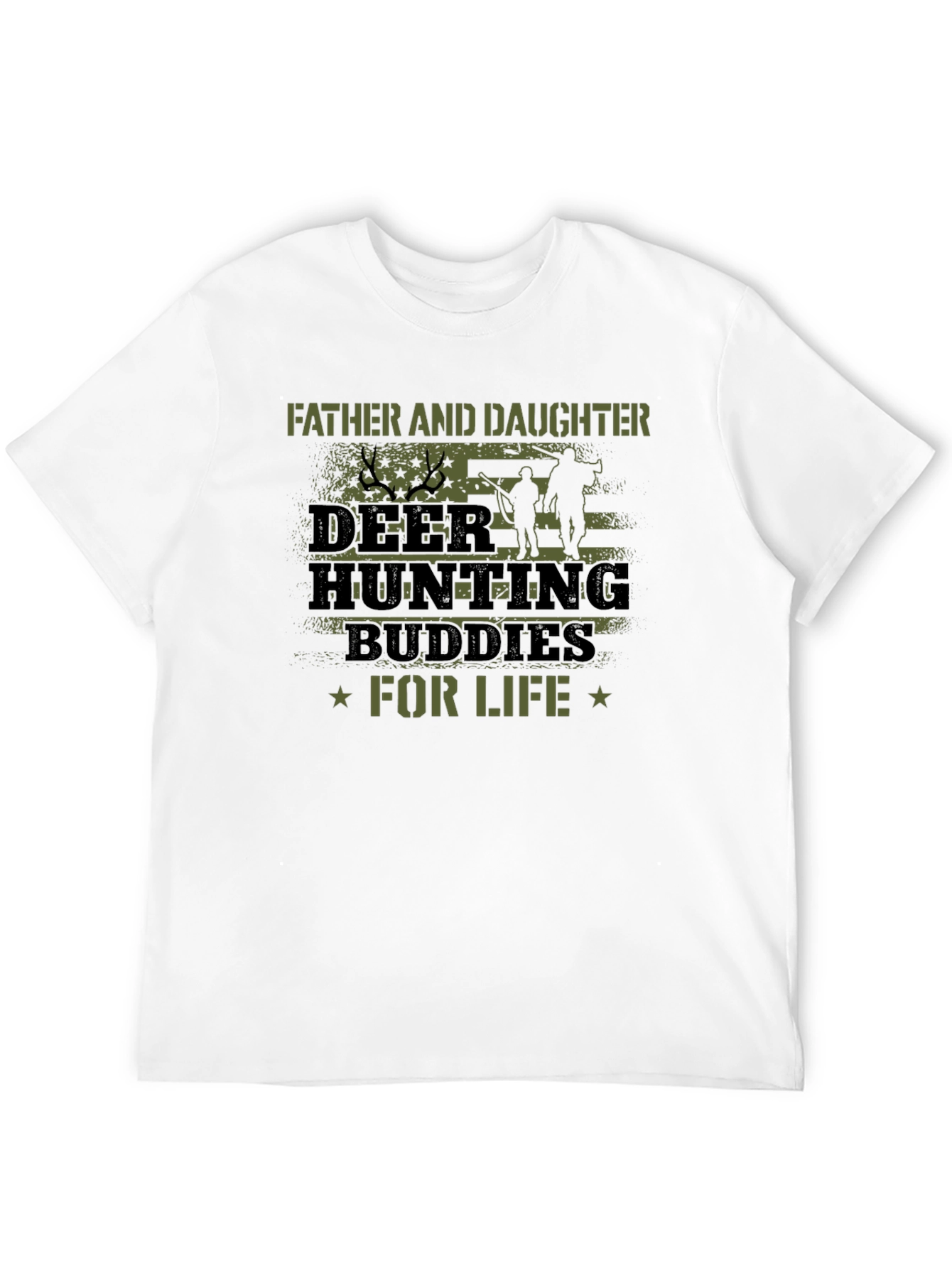 Father Daughter Deer Hunting Buddies T-Shirt