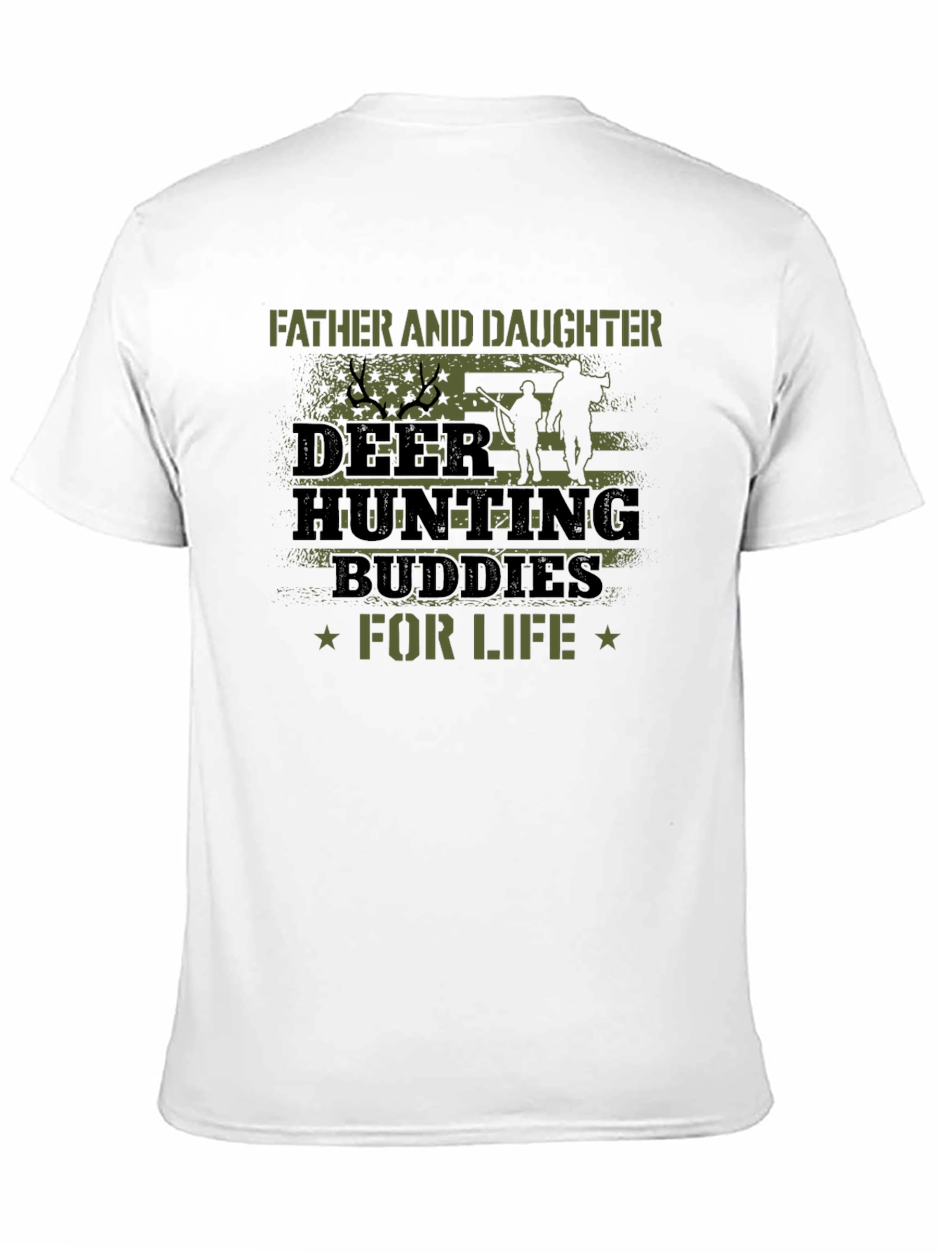Father Daughter Deer Hunting Buddies T-Shirt