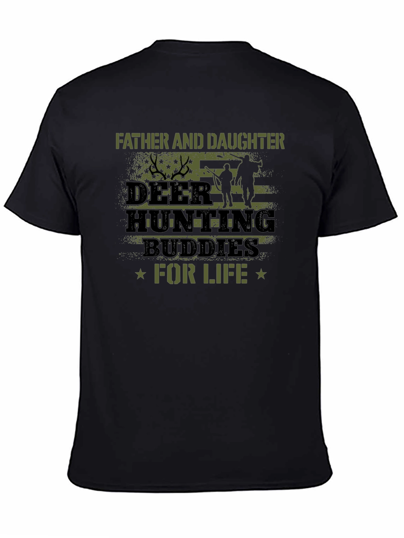 Father Daughter Deer Hunting Buddies T-Shirt