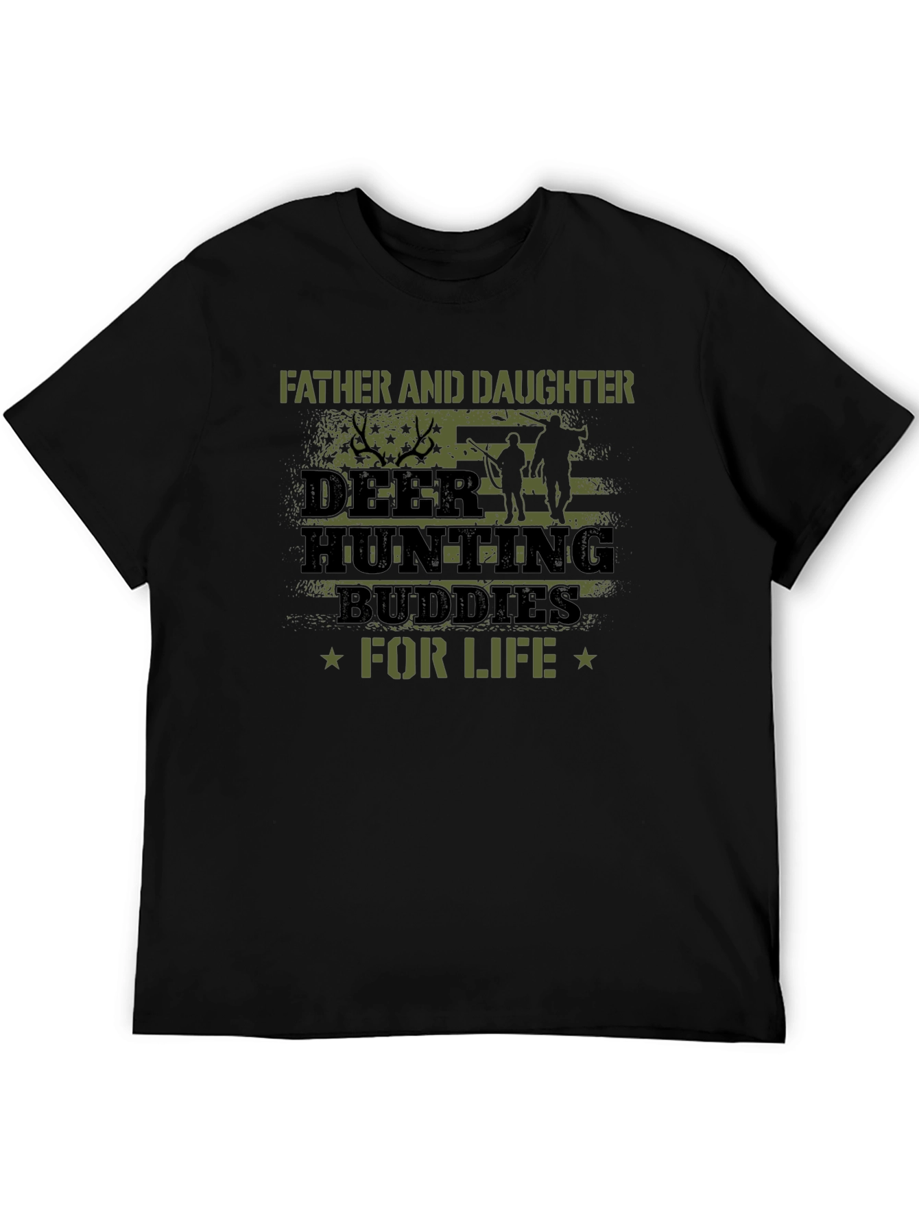 Father Daughter Deer Hunting Buddies T-Shirt