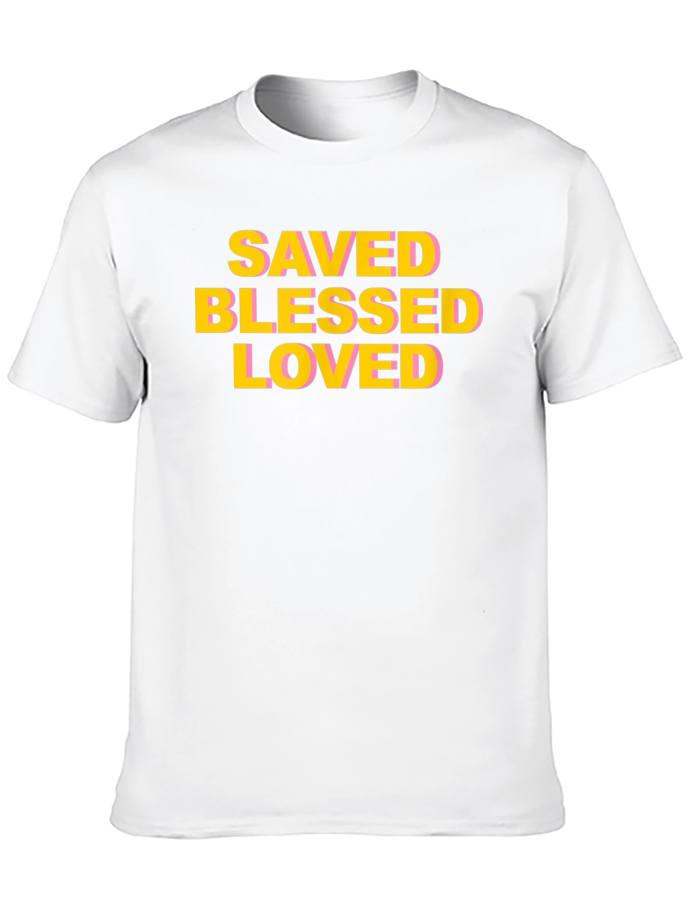 Saved Blessed Loved Graphic T-Shirt