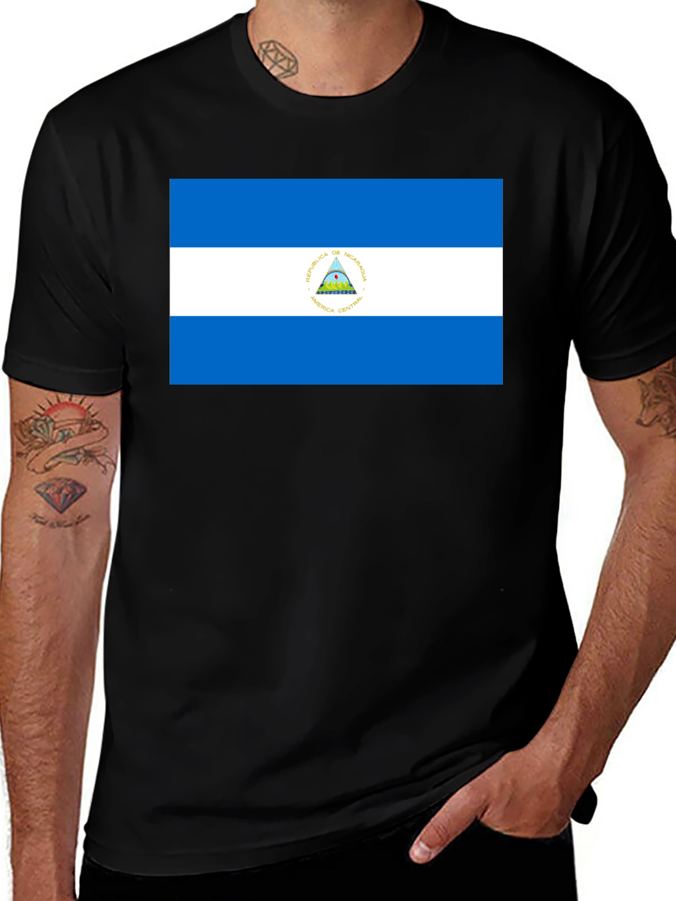 Nicaragua Flag T-Shirt