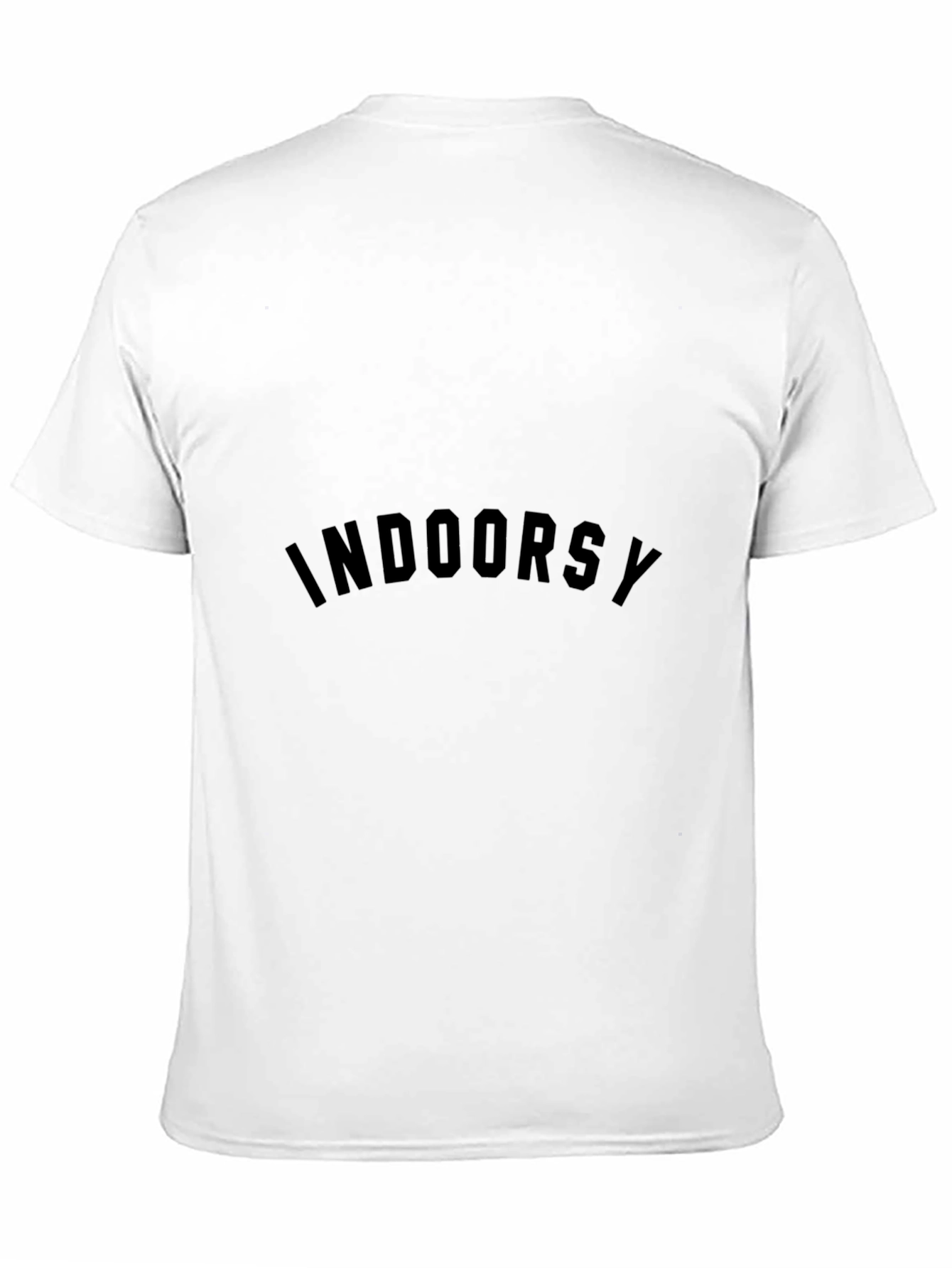 Indoorsy Black Crewneck T-Shirt