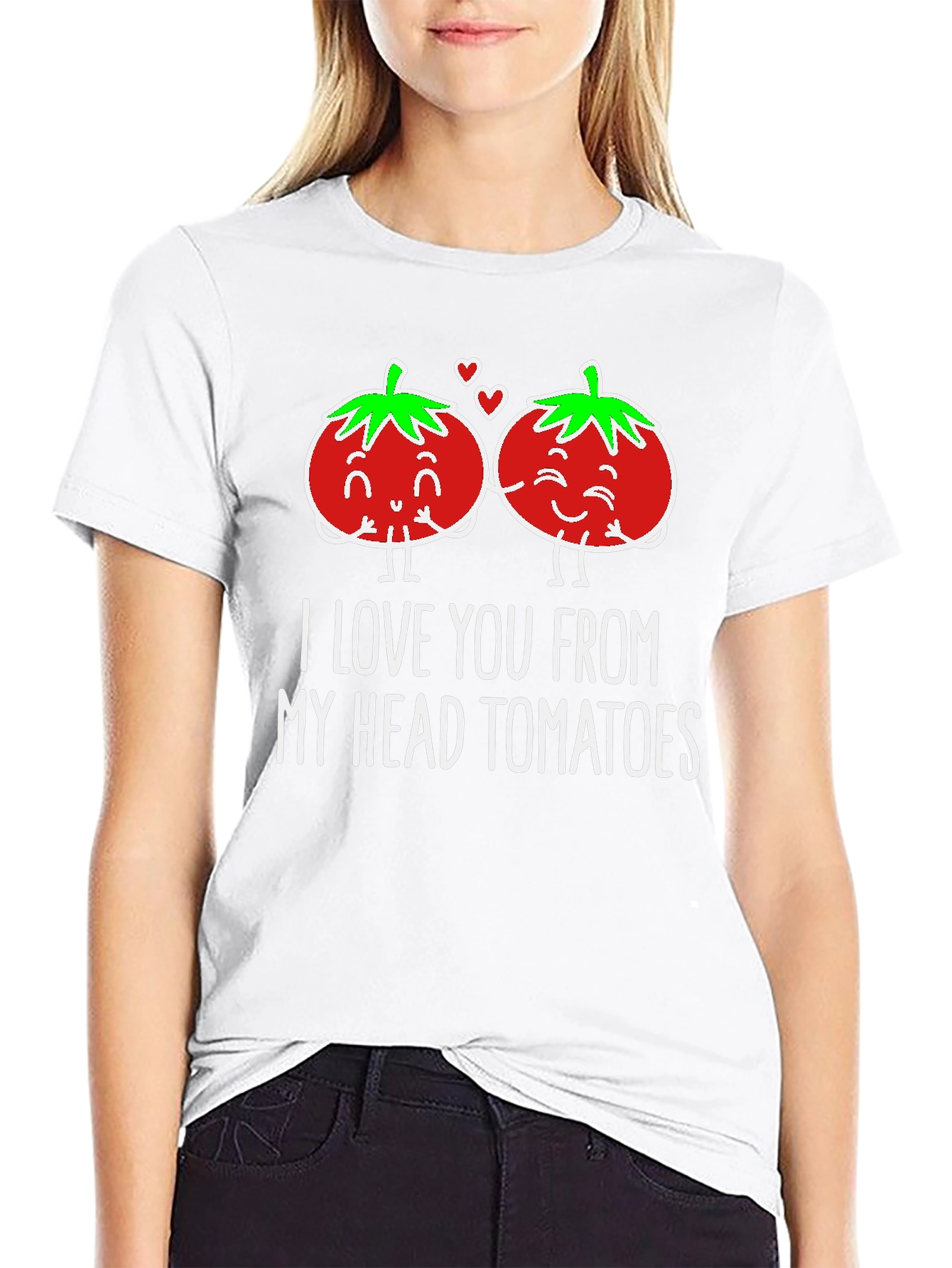 I Love You From My Head Tomatoes Graphic Tee