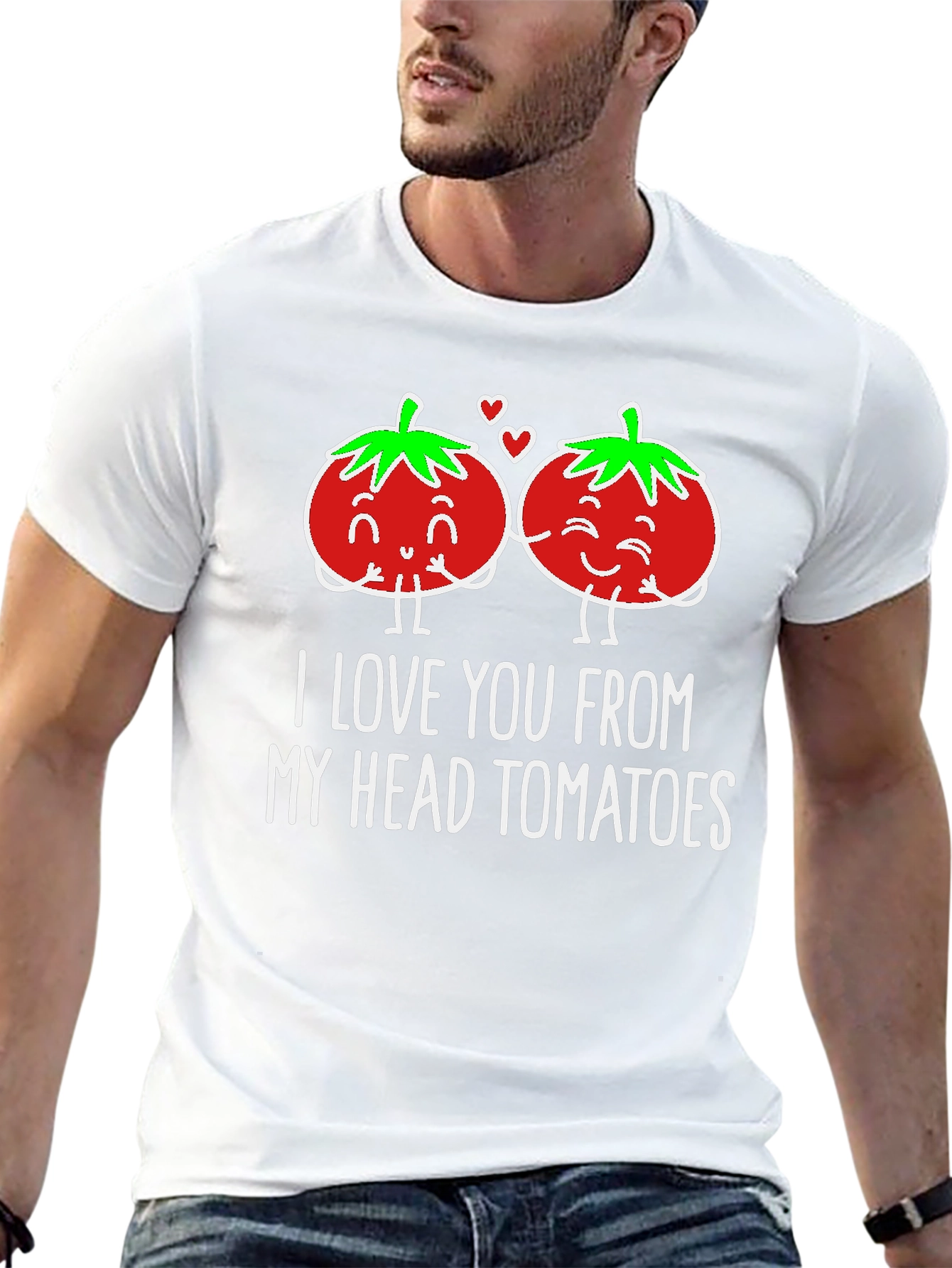 I Love You From My Head Tomatoes Graphic Tee