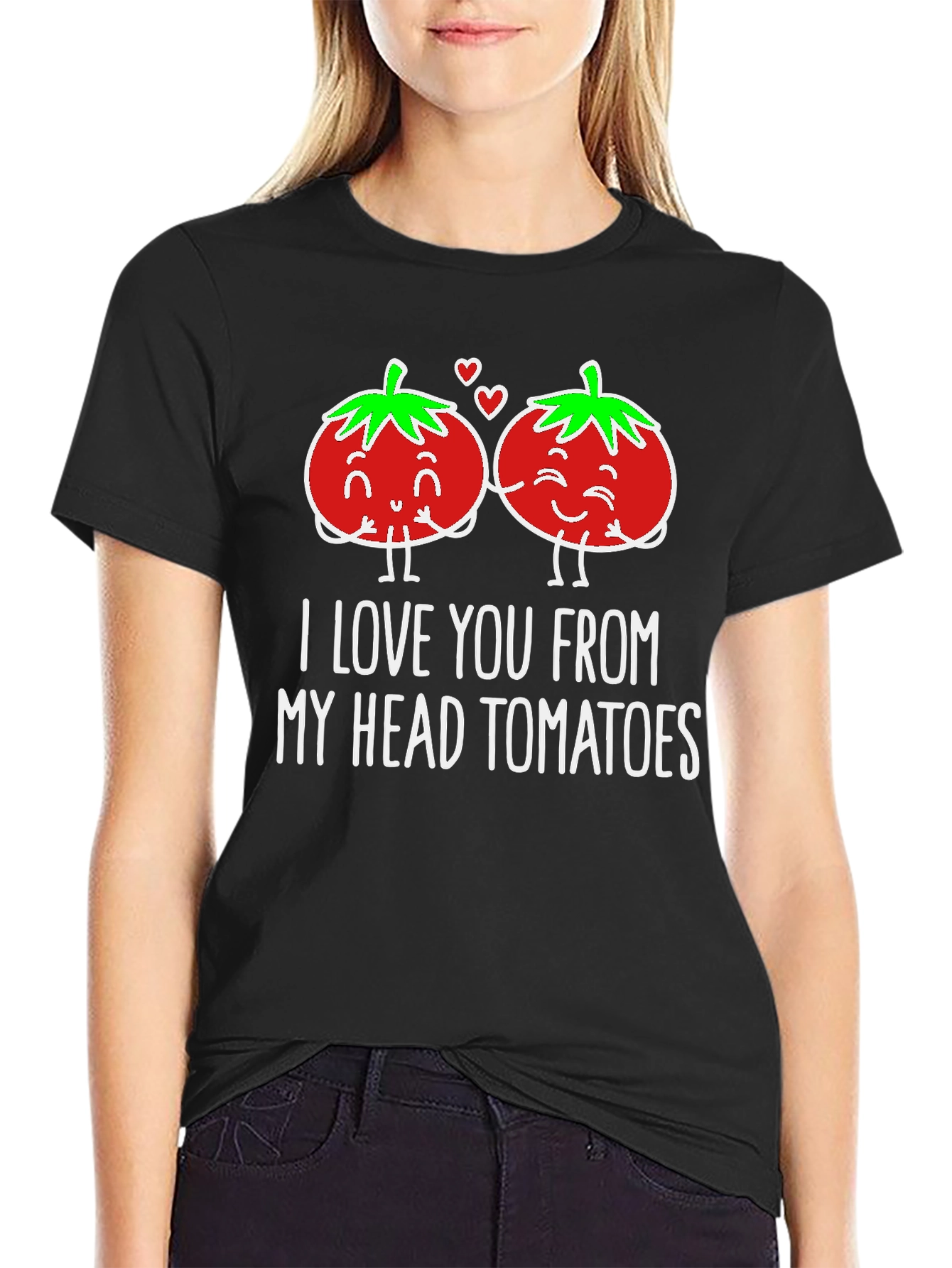 I Love You From My Head Tomatoes Graphic Tee