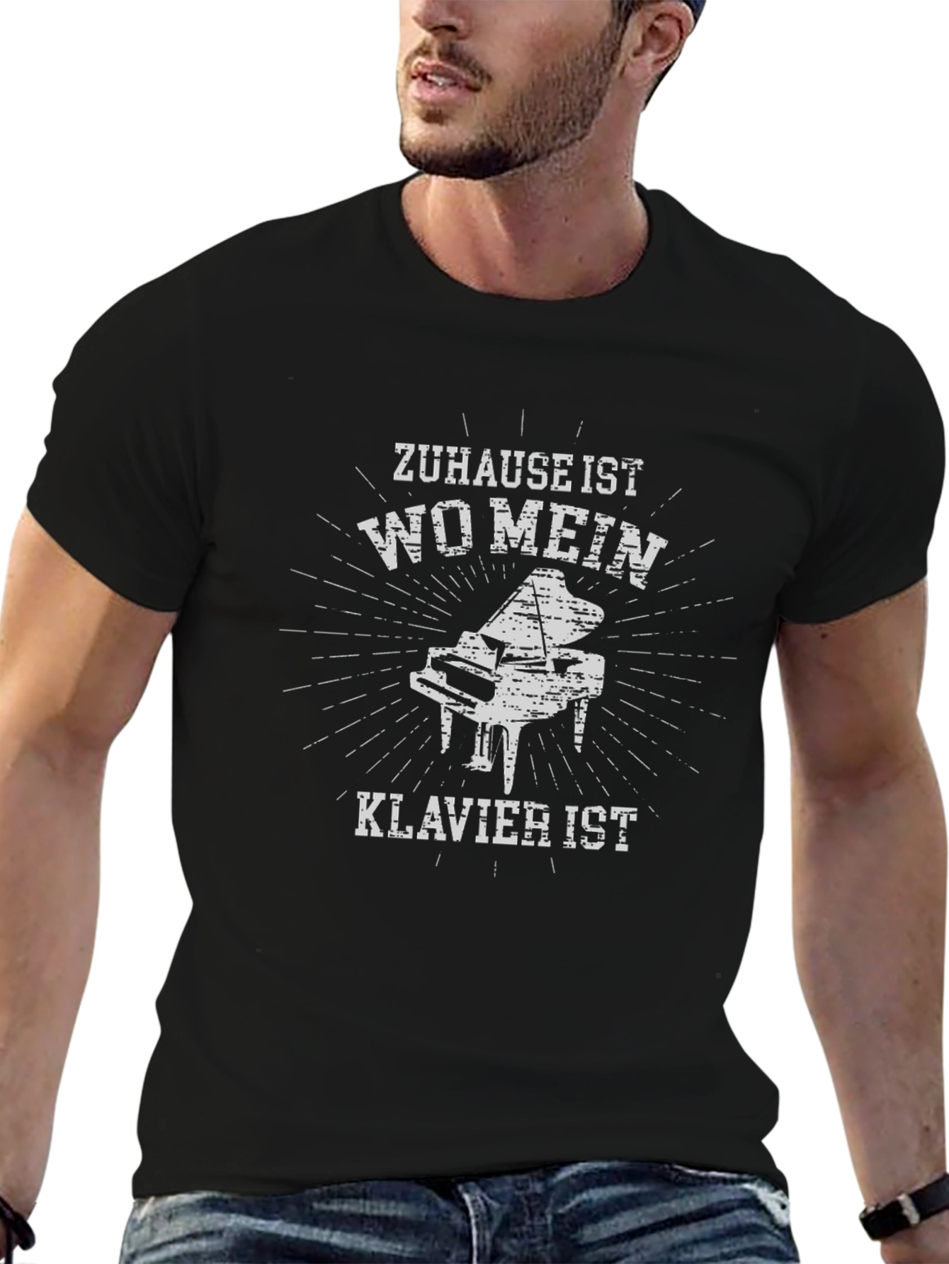Piano T-Shirt - Home is Where My Piano Is