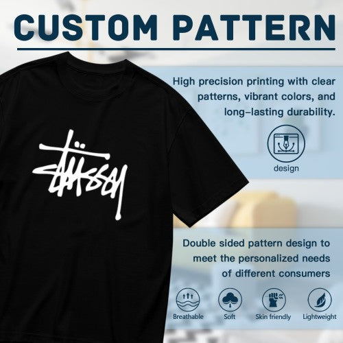 Urban Graffiti Script Logo T-Shirt - 100% Cotton Streetwear Essential