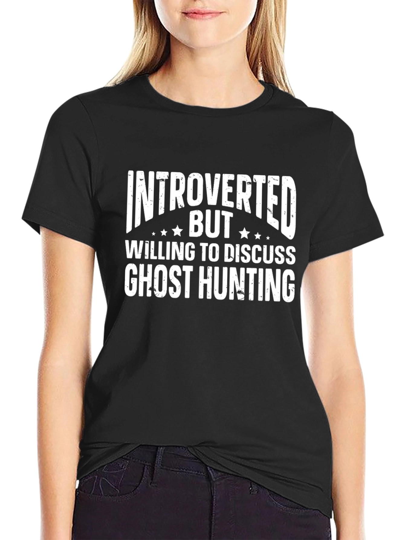 Introverted Ghost Hunting Graphic Tee