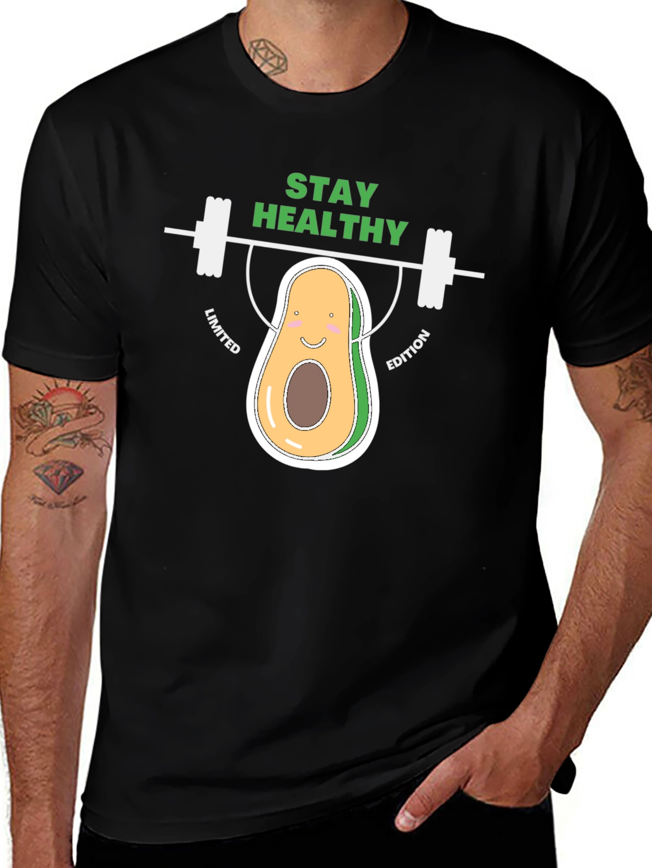 Stay Healthy Avocado Gym T-Shirt