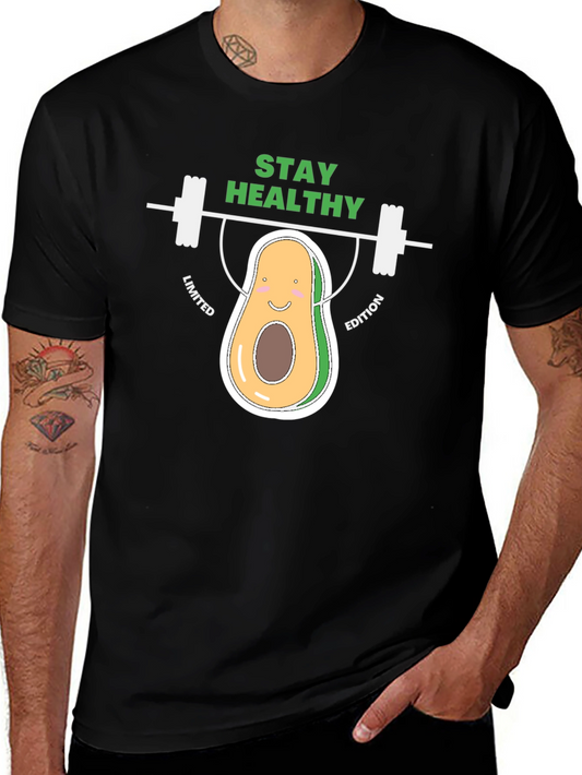 Stay Healthy Avocado Gym T-Shirt