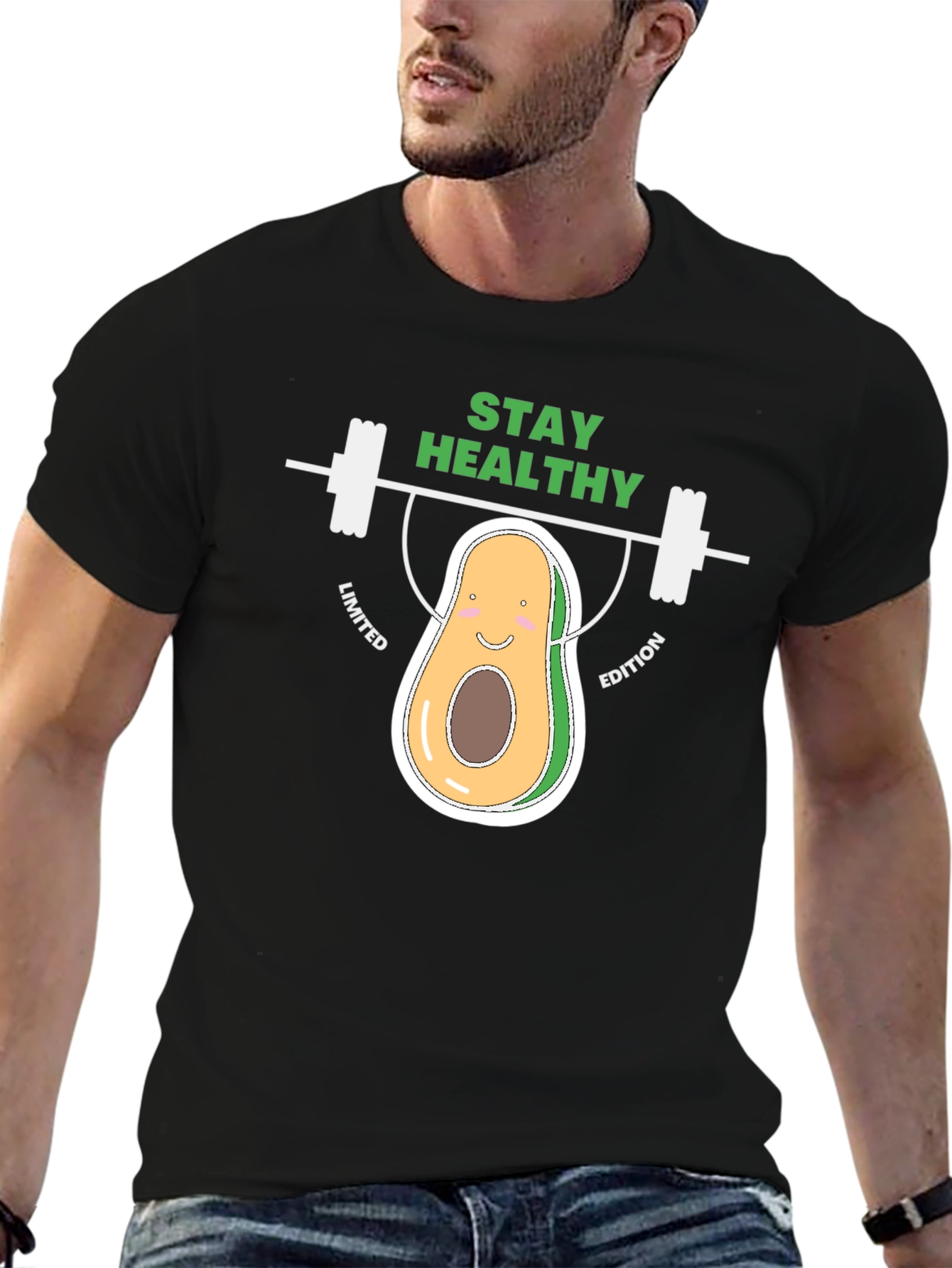 Stay Healthy Avocado Gym T-Shirt