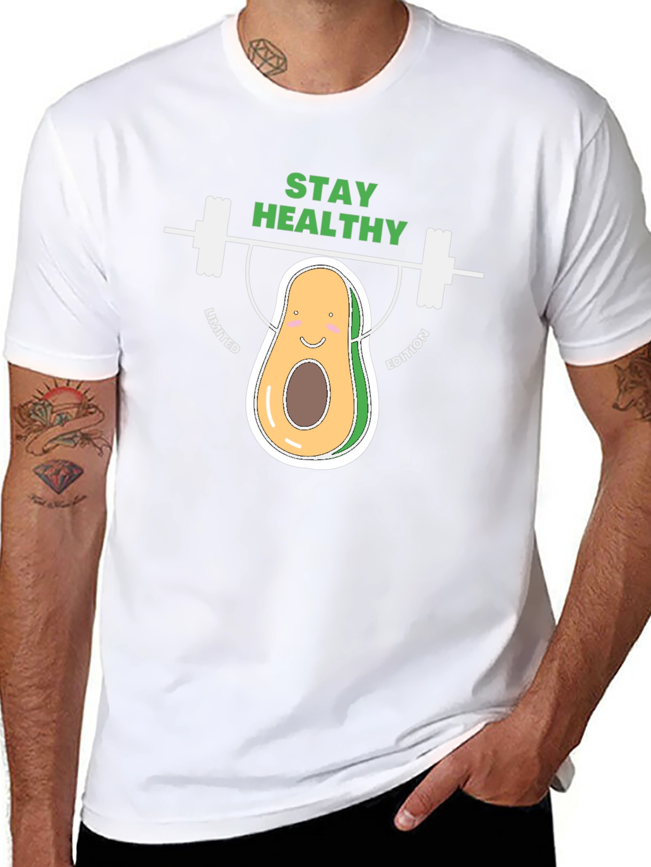 Stay Healthy Avocado Gym T-Shirt