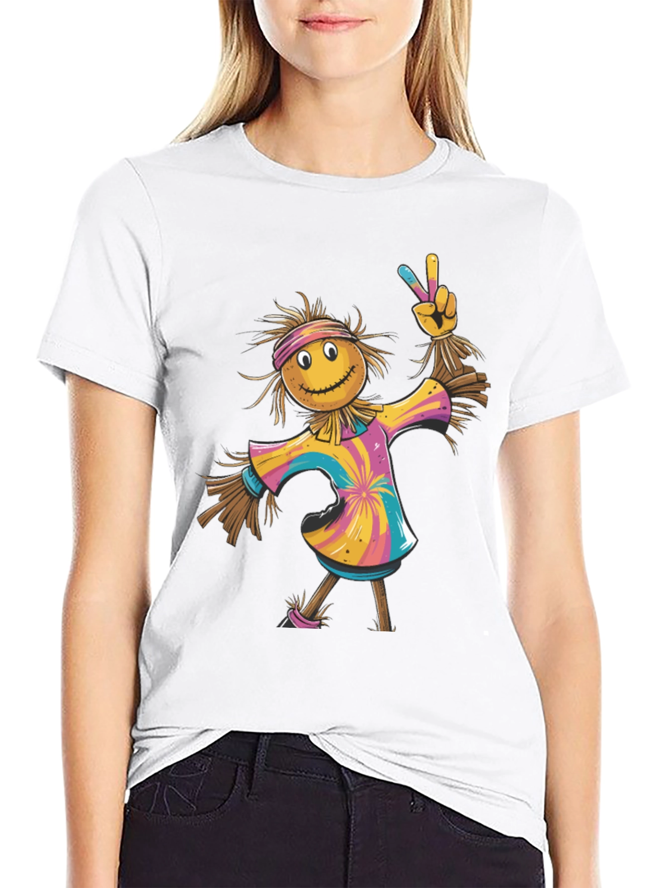 Scarecrow Tie-Dye T-Shirt