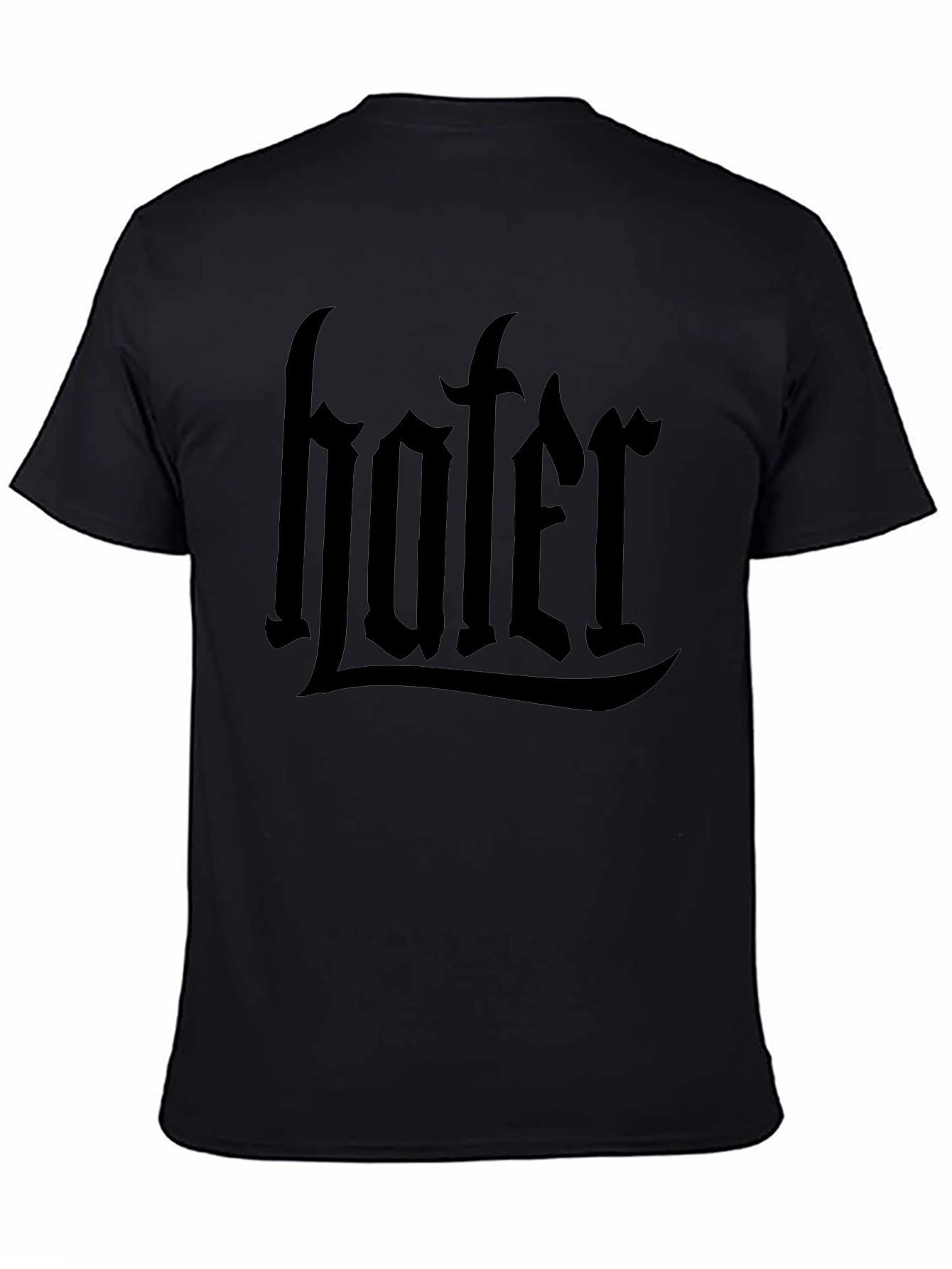 Hater Graphic Print Crew Neck T-Shirt