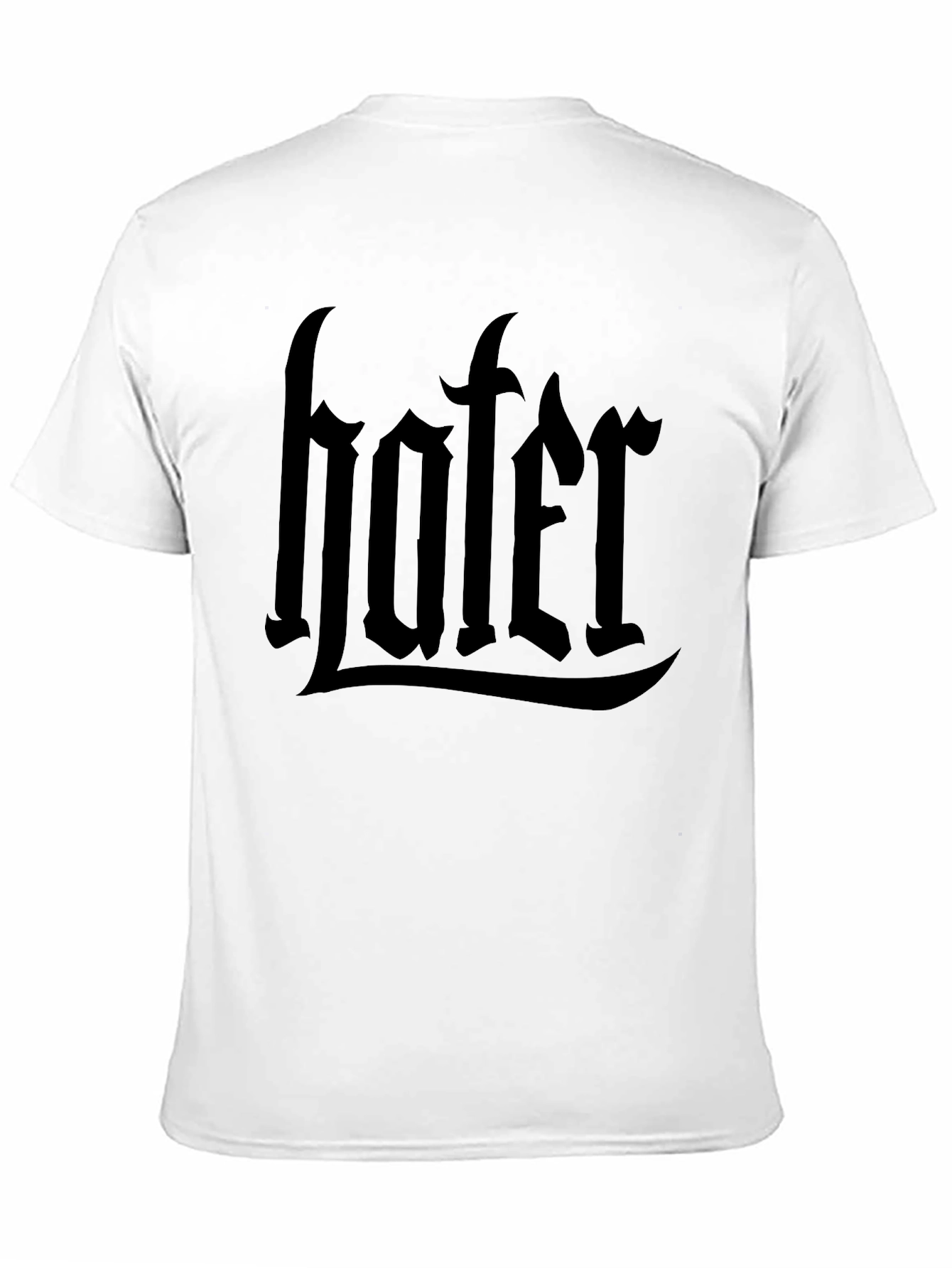 Hater Graphic Print Crew Neck T-Shirt