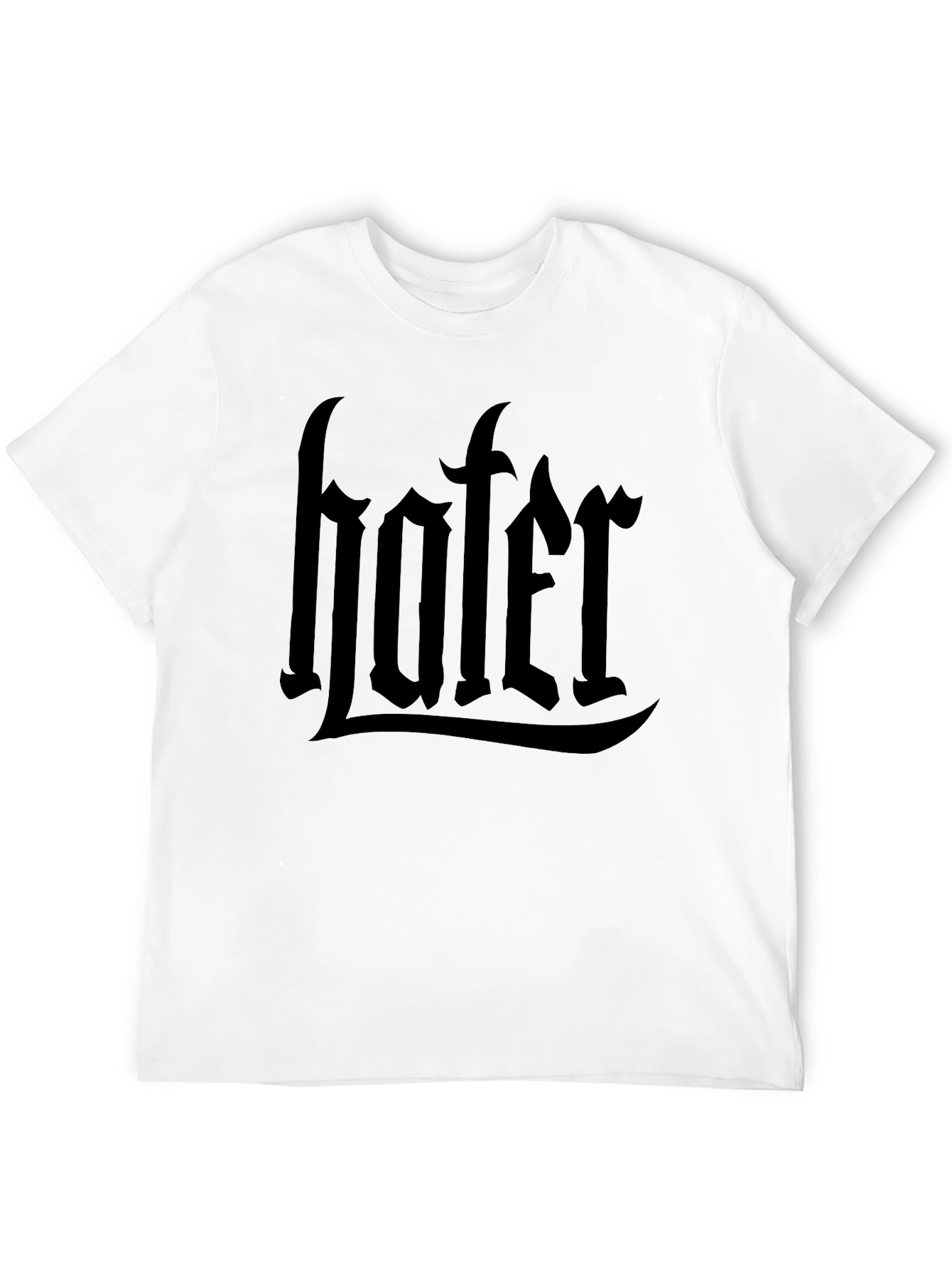 Hater Graphic Print Crew Neck T-Shirt