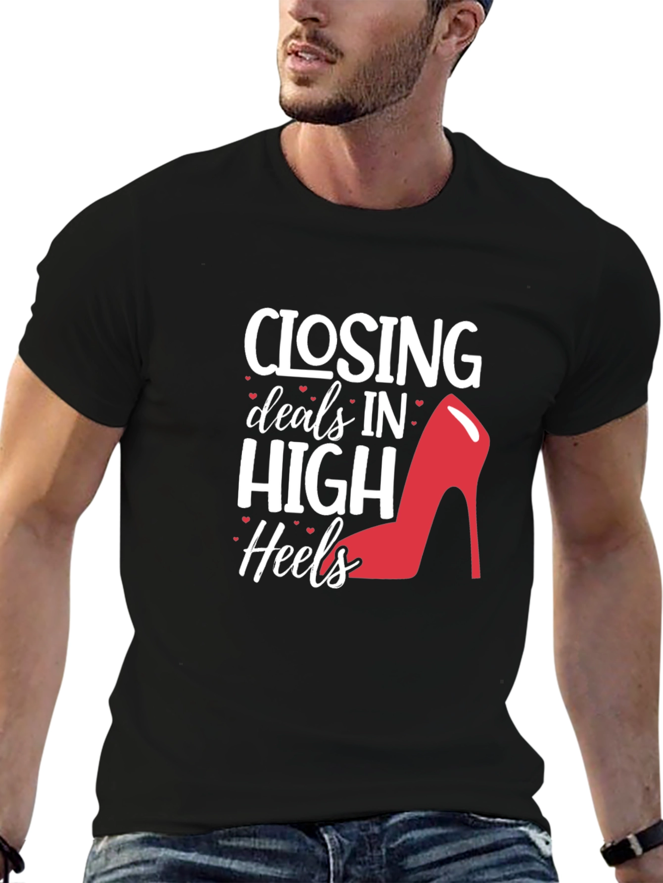 Closing Deals High Heels T-Shirt - Fashion & Success