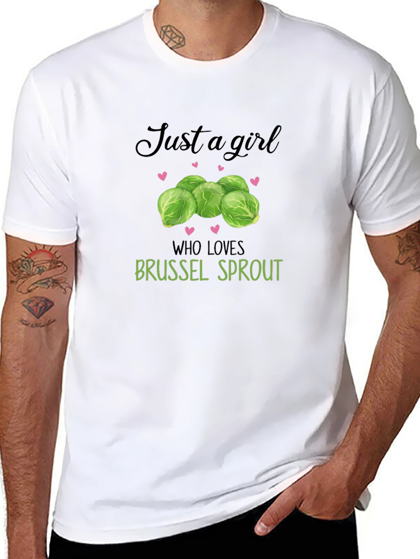 Just a Girl Who Loves Brussel Sprouts T-Shirt