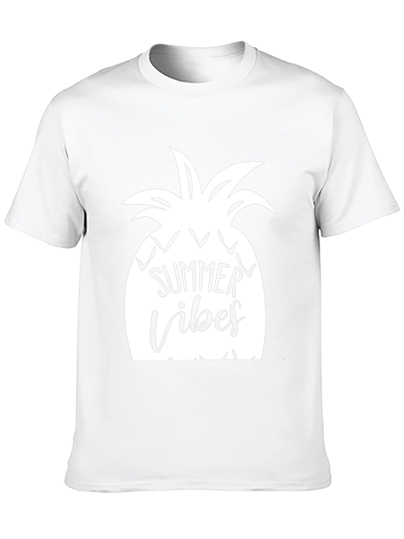 Summer Vibes Pineapple Graphic Tee