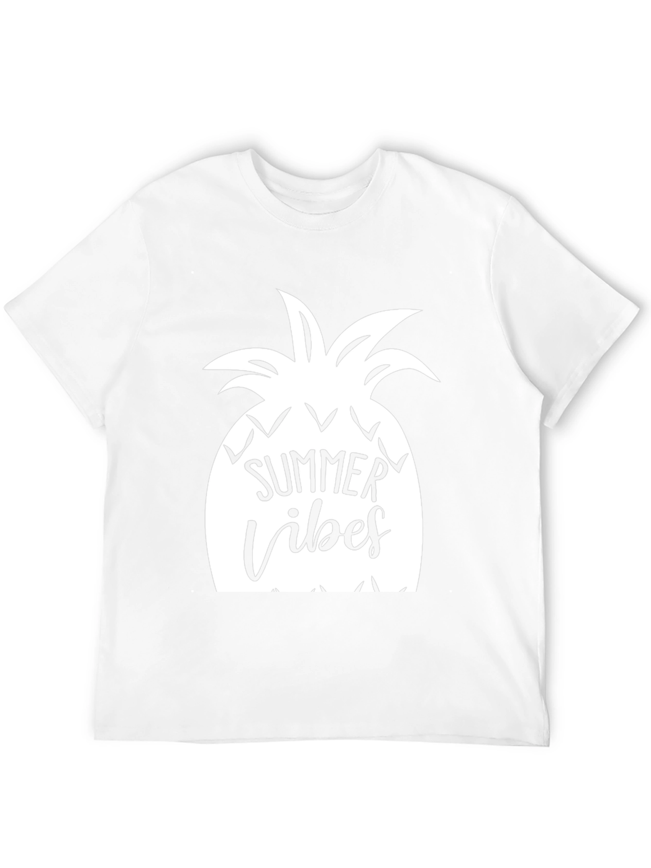 Summer Vibes Pineapple Graphic Tee