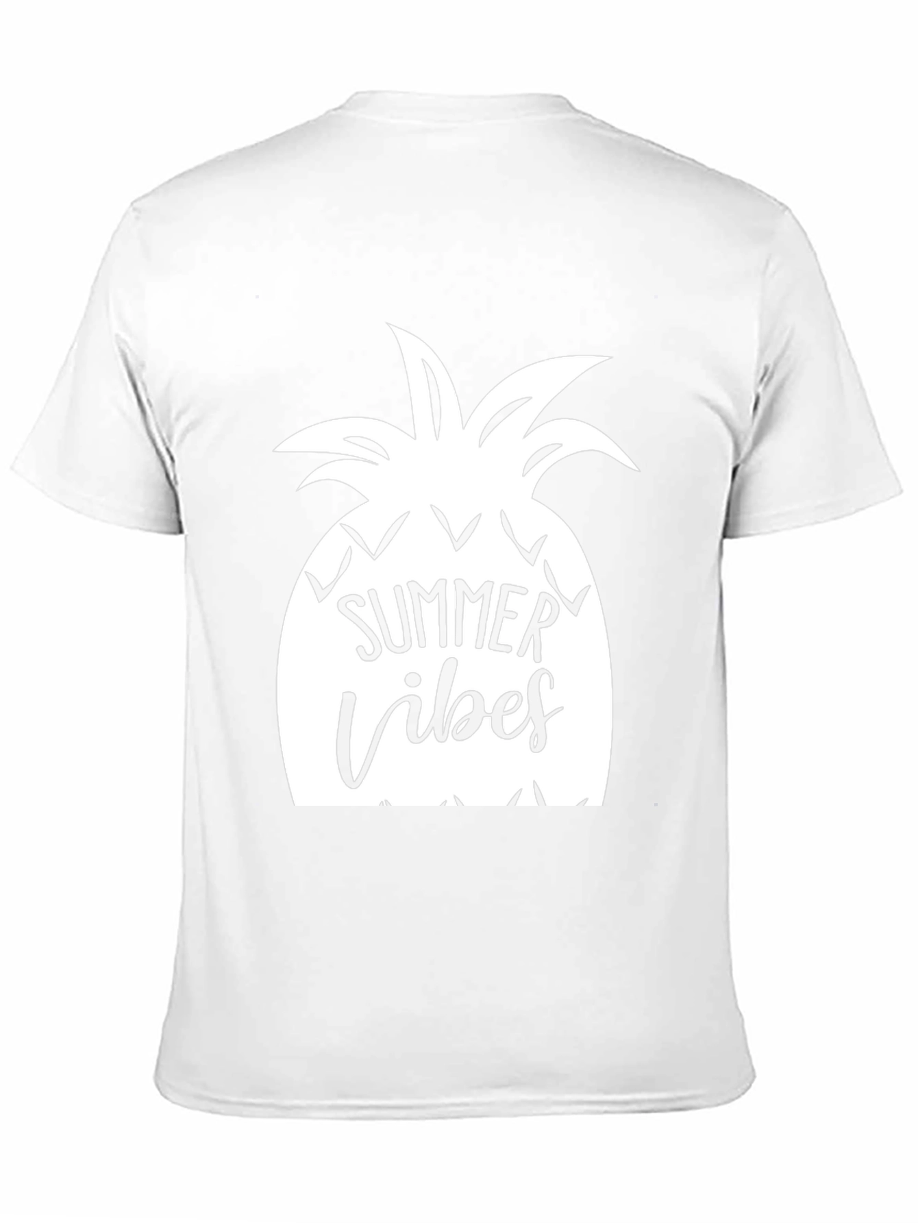 Summer Vibes Pineapple Graphic Tee